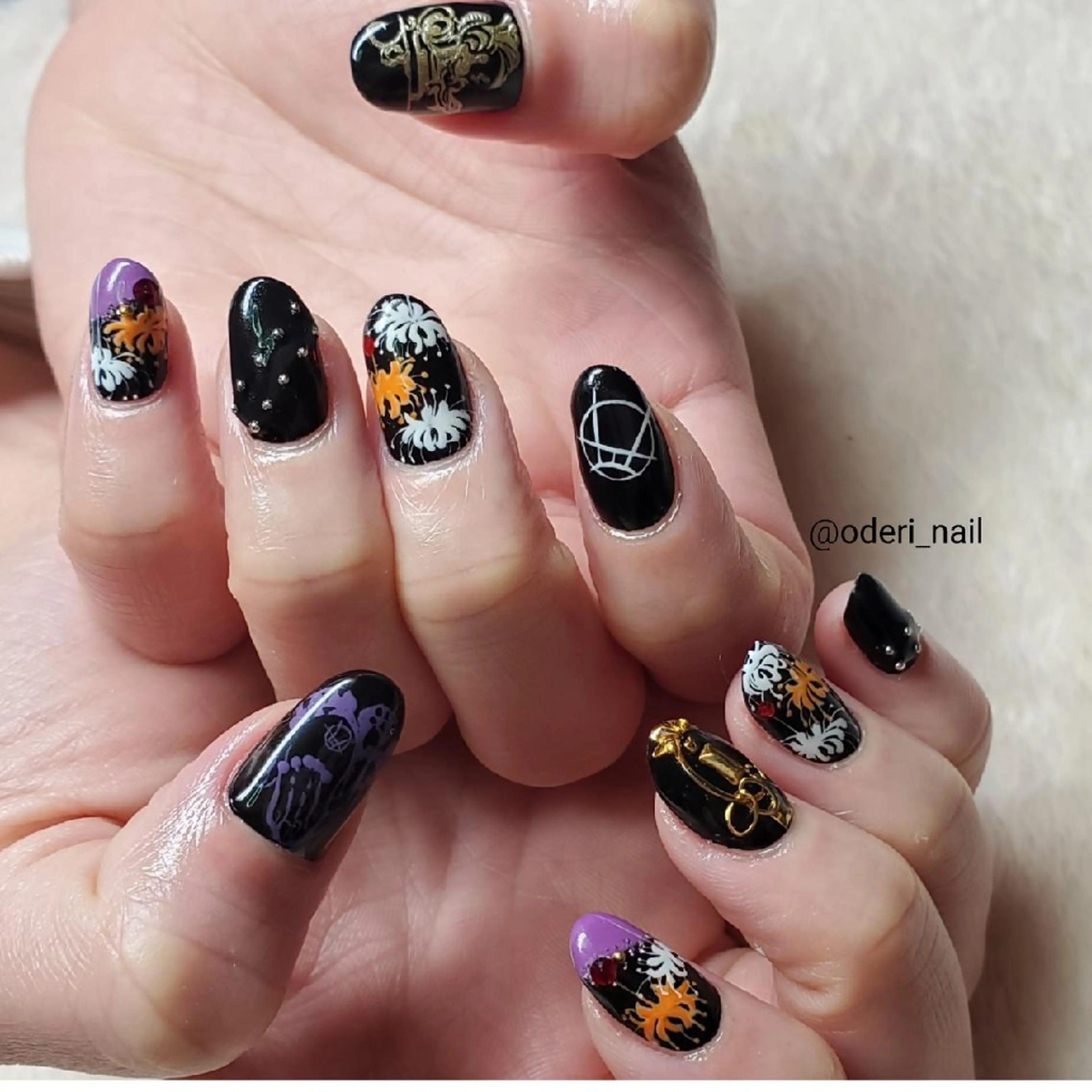 ネイル アートネイル おで@ oderi_nailのネイルデザイン