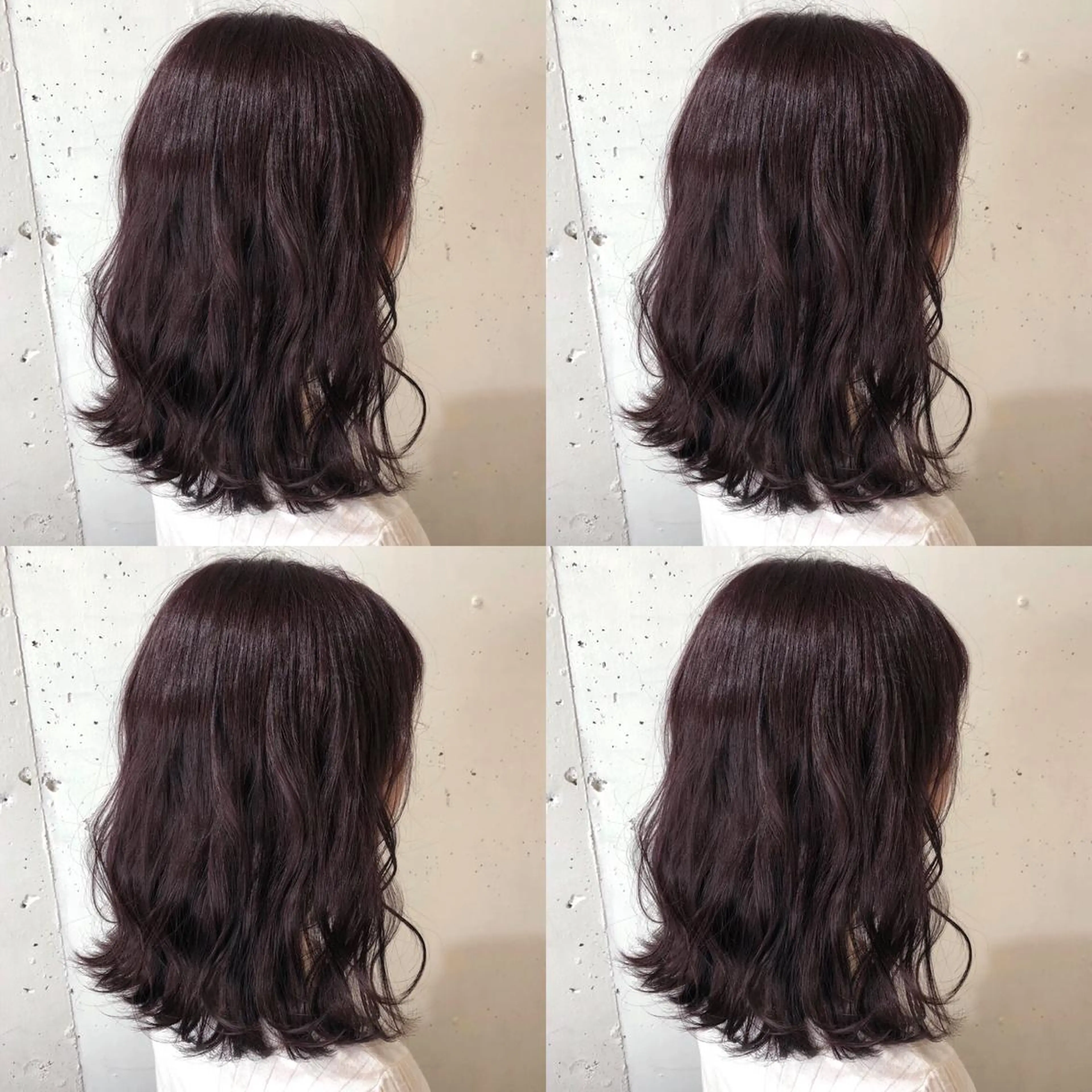 ミディアム カラー パーマ ヘアアレンジ ヘアカラー トリートメント ヘアセット 八巻 晴香のヘアスタイル