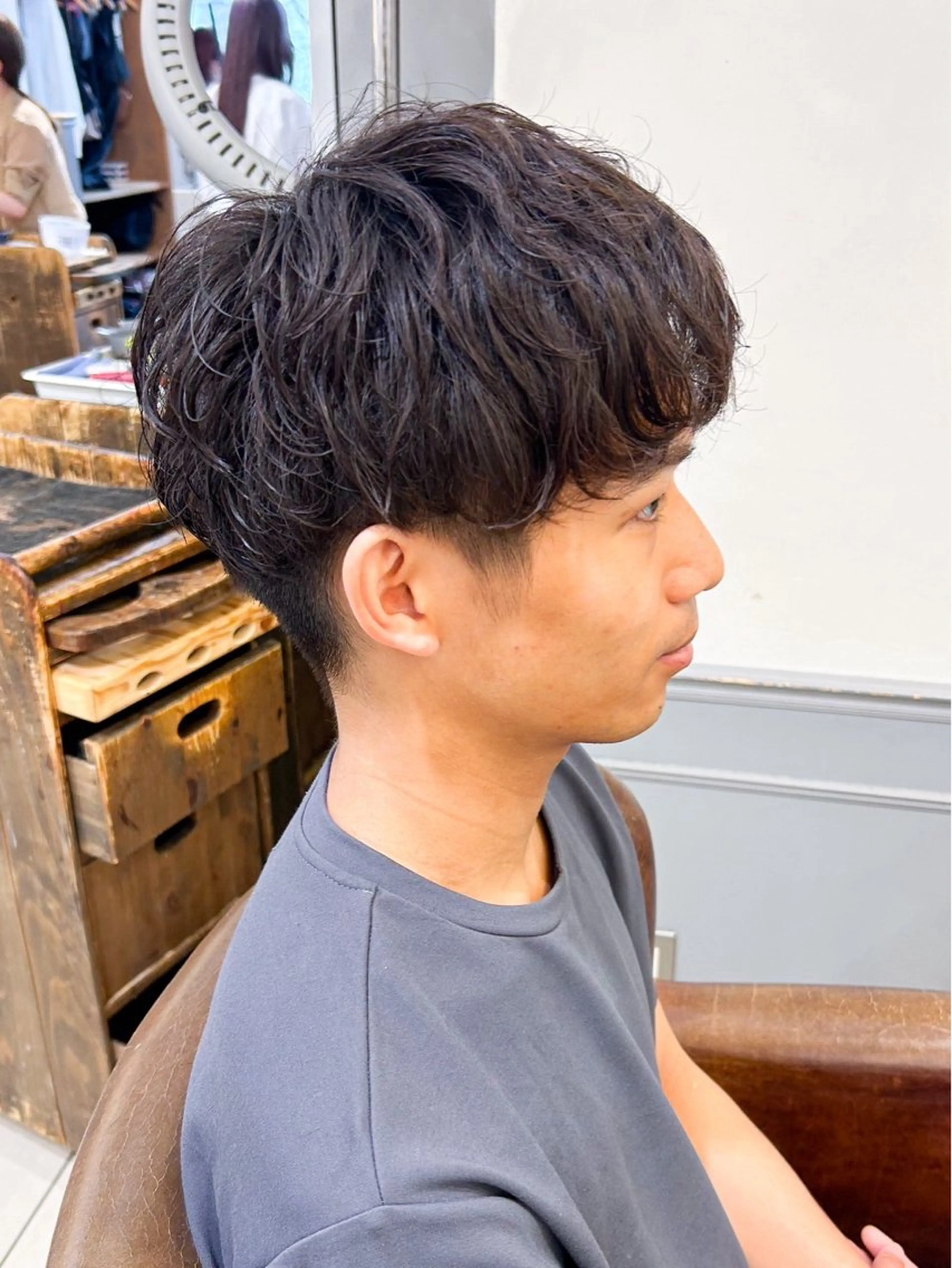 メンズ カット 韓国ヘアー🇰🇷 MIWAのヘアスタイル