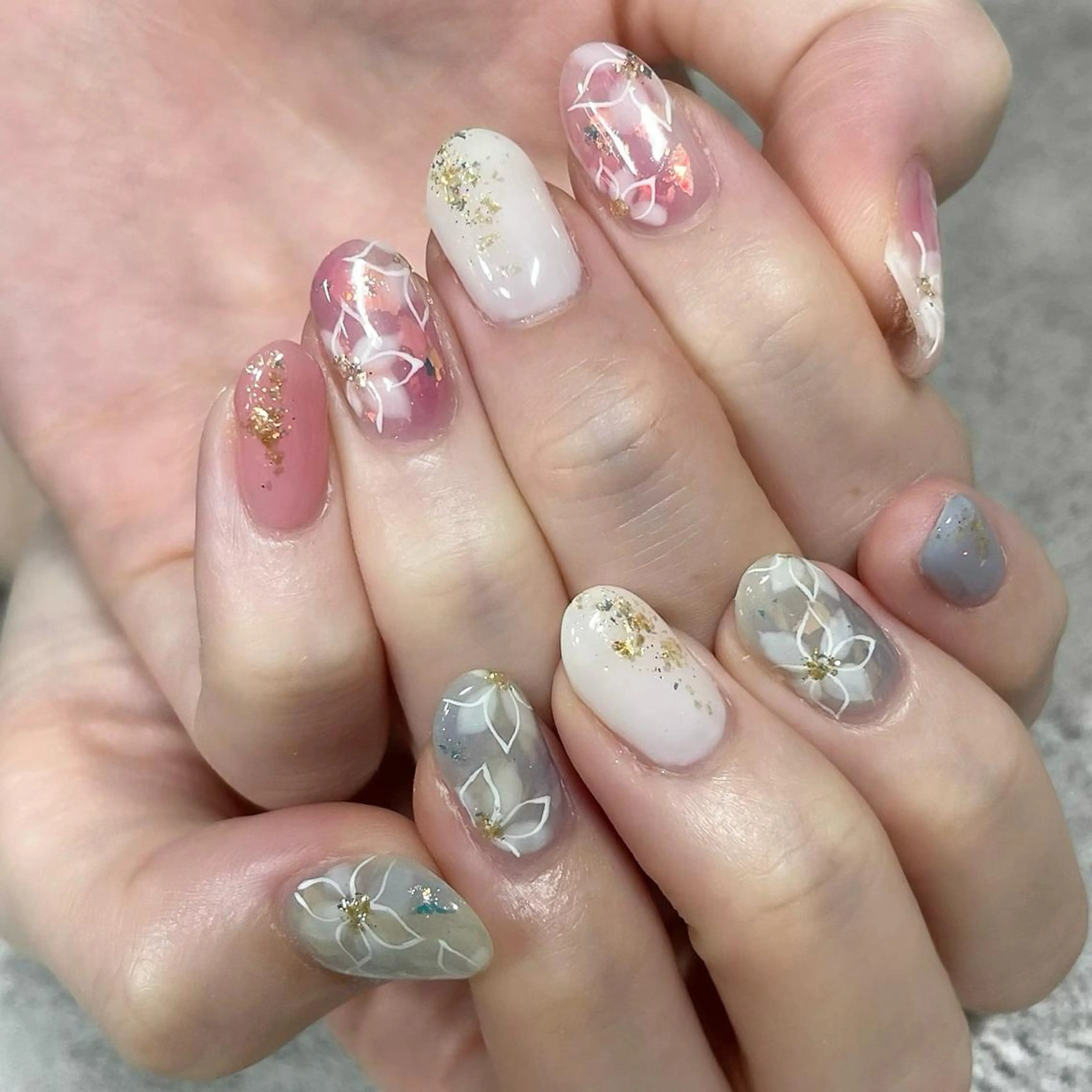 ネイル ジェルネイル 東 千夏のネイルデザイン