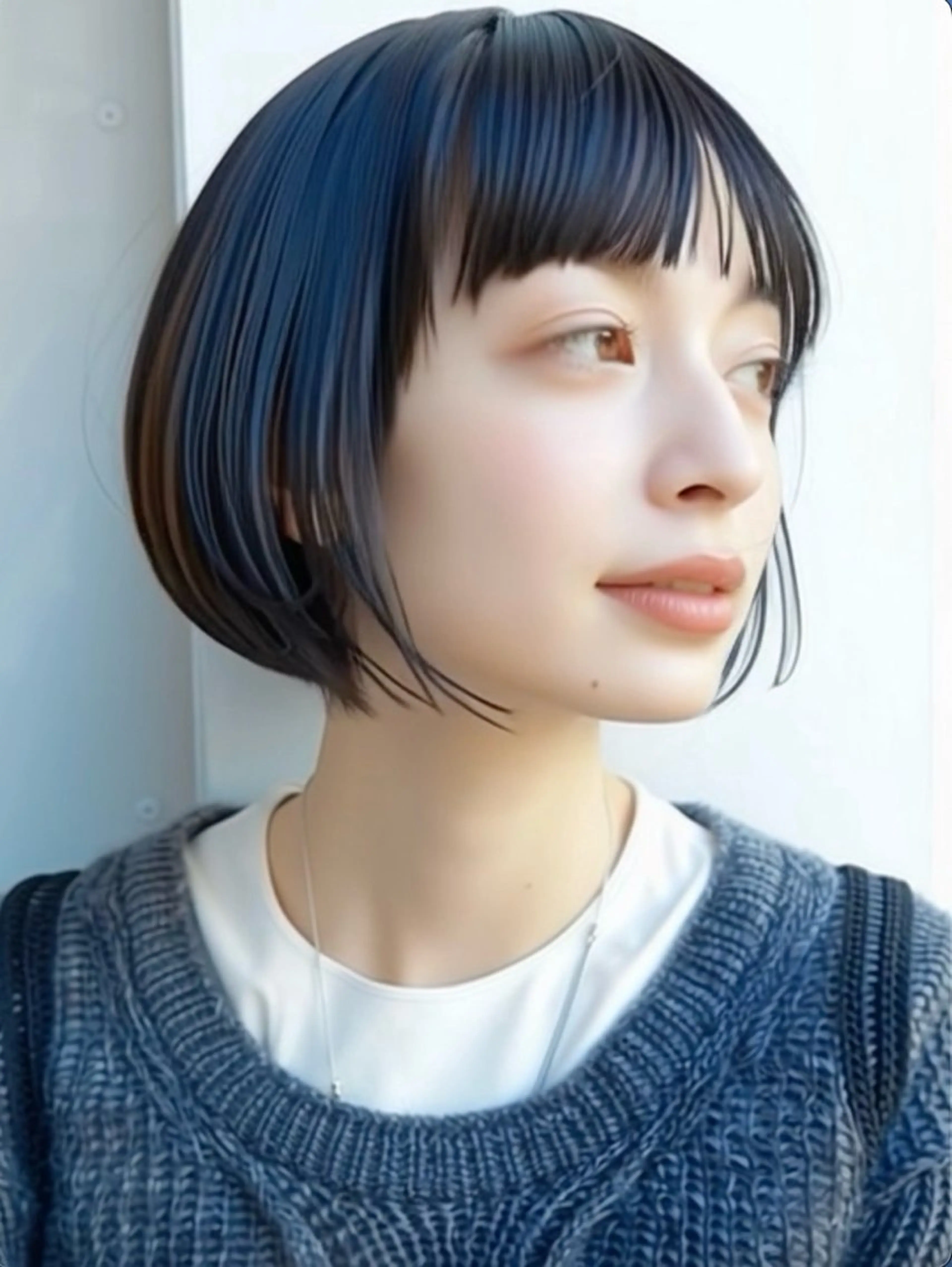 カラー ヘアカラー ナック美容室阿倍野店 リタッチモデル募集中のヘアスタイル