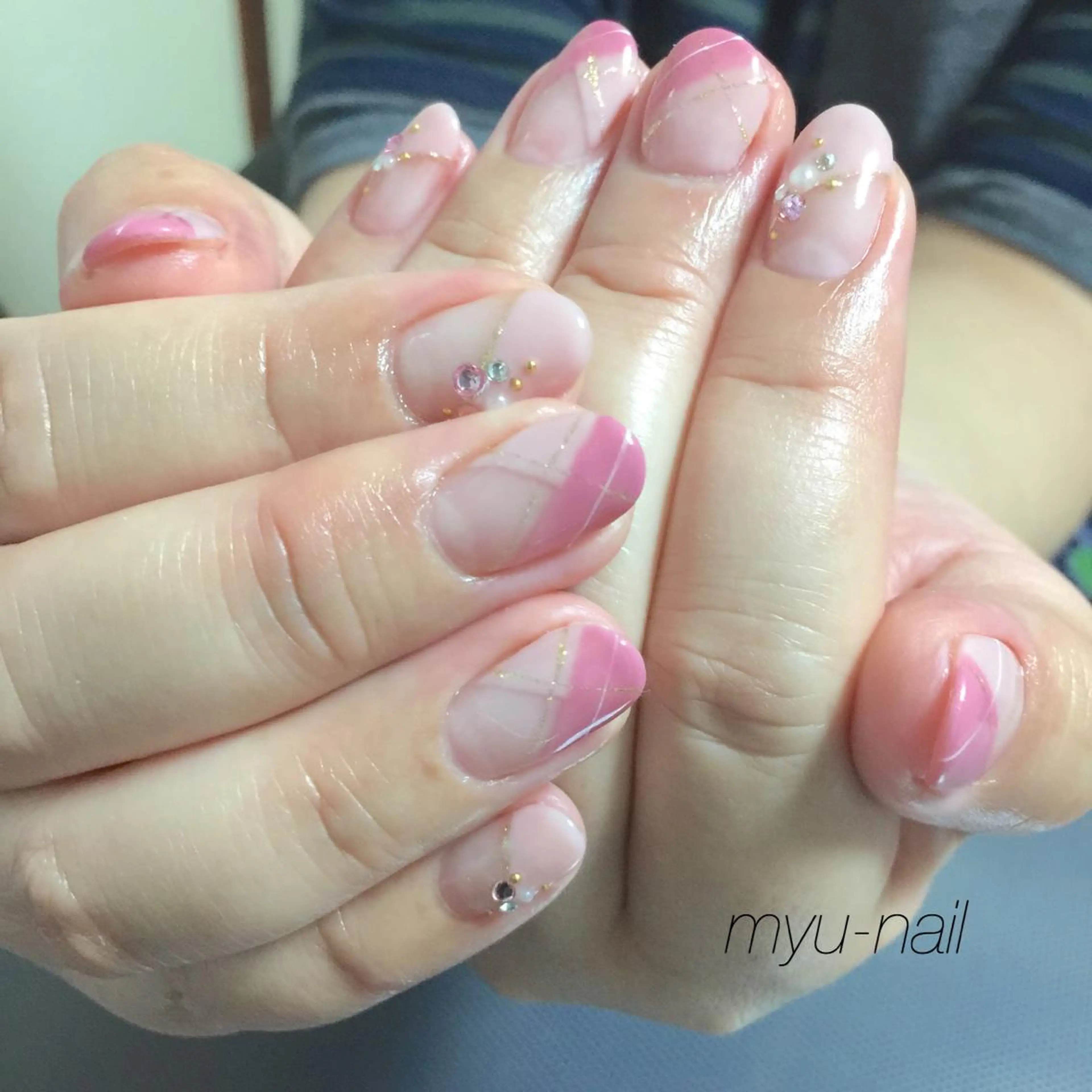 ネイル アートネイル 持ち込み ホームサロン myu-nailのネイルデザイン