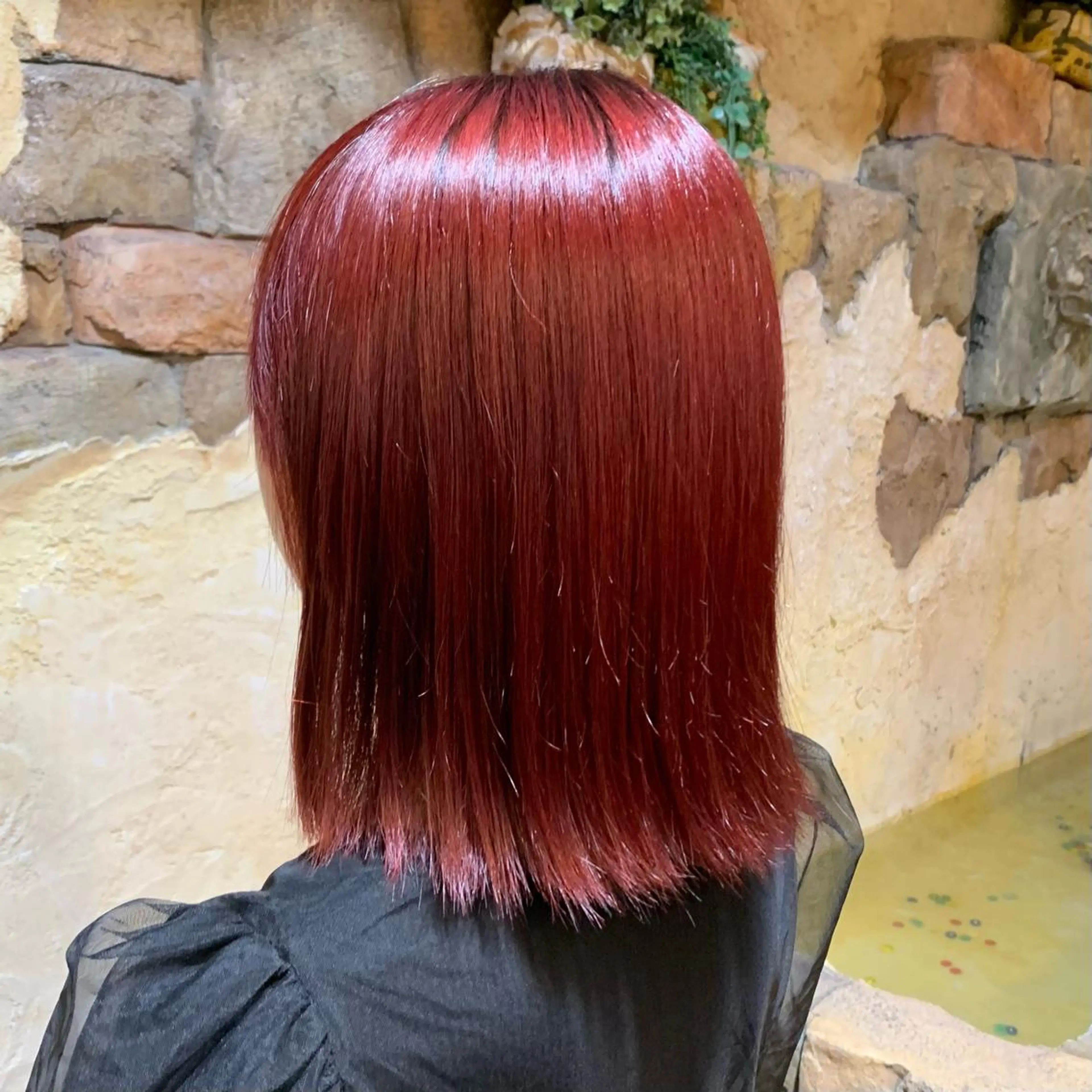 ミディアム カラー しんぼり なおみのヘアスタイル