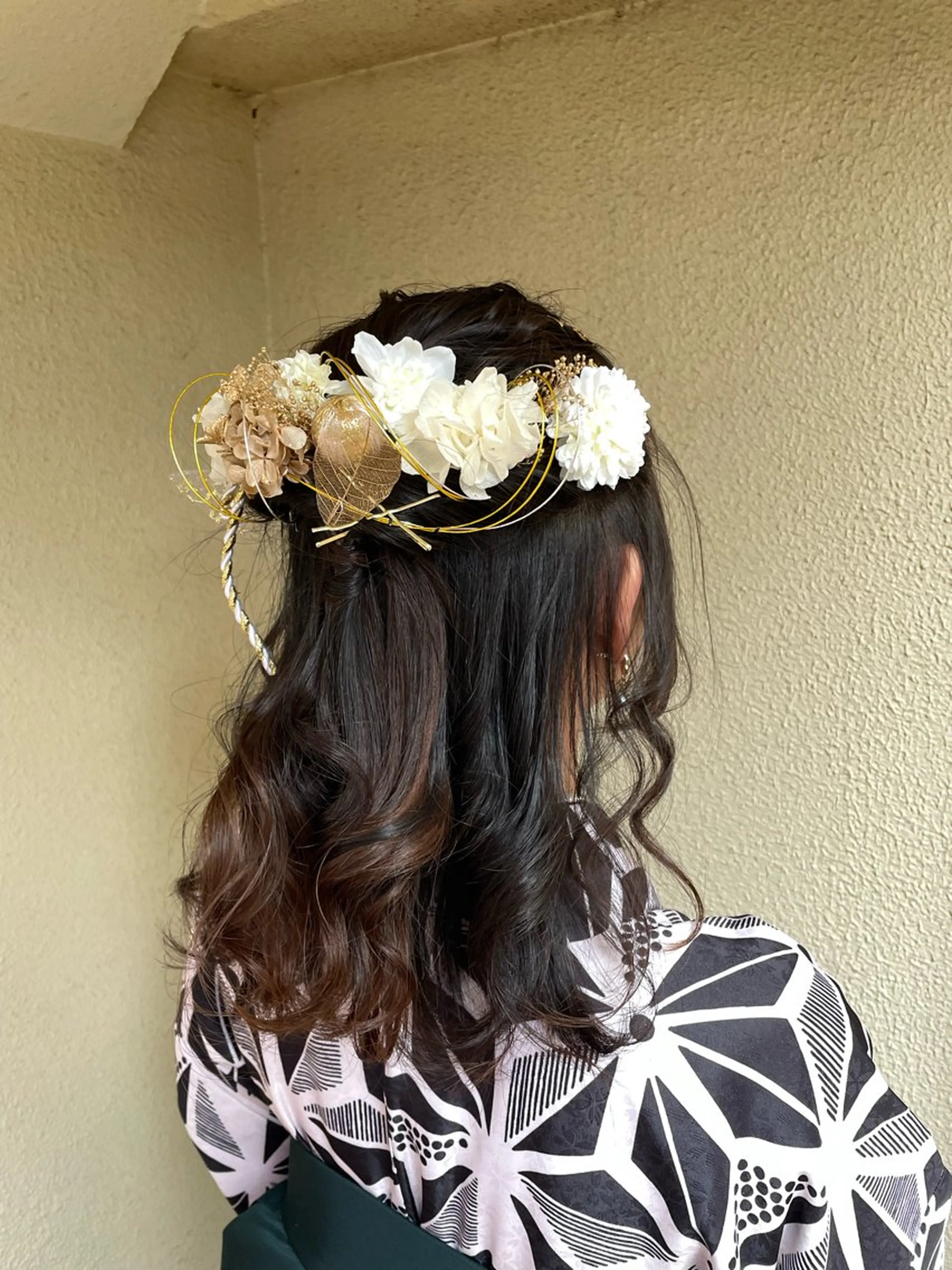 ロング ヘアアレンジ ハーフアップ ヘアセット TNB TOKYO所属・エクステ/コーンロウ KURUMI⛓️🔥のヘアスタイル