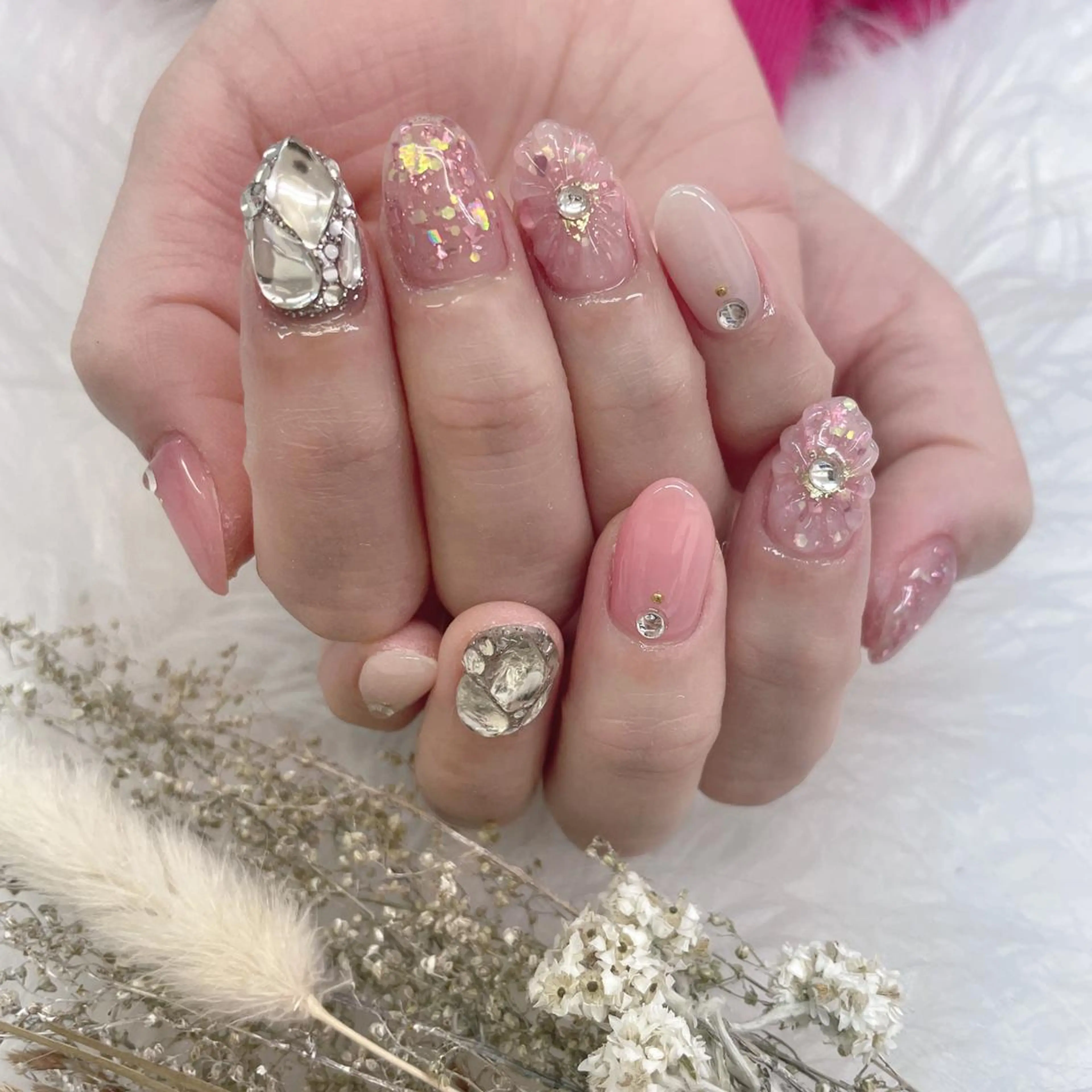 ネイル 🦋ネイルサロン ブラン🌈ゆりのネイルデザイン
