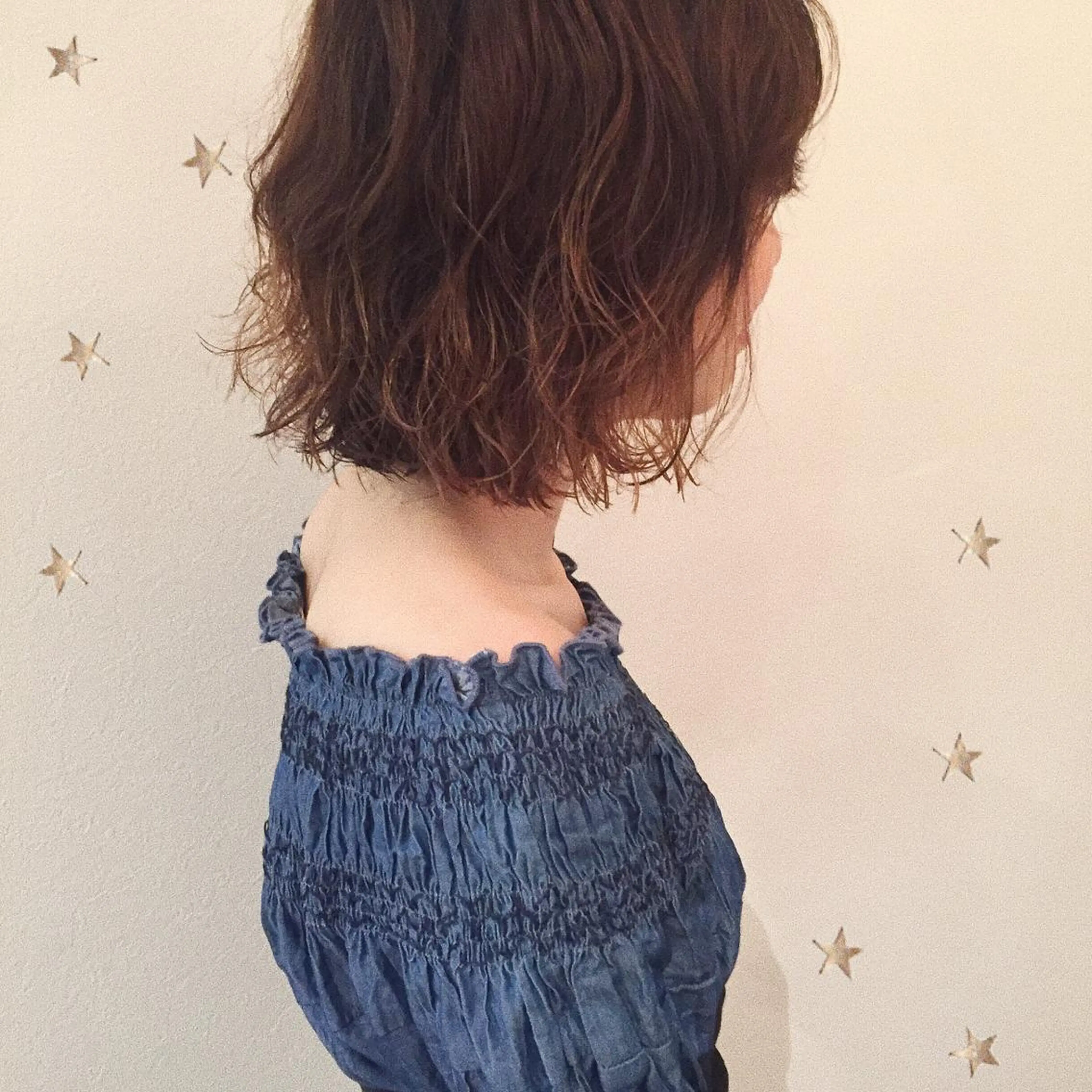 ショート パーマ ボブ 市川 千夏のヘアスタイル