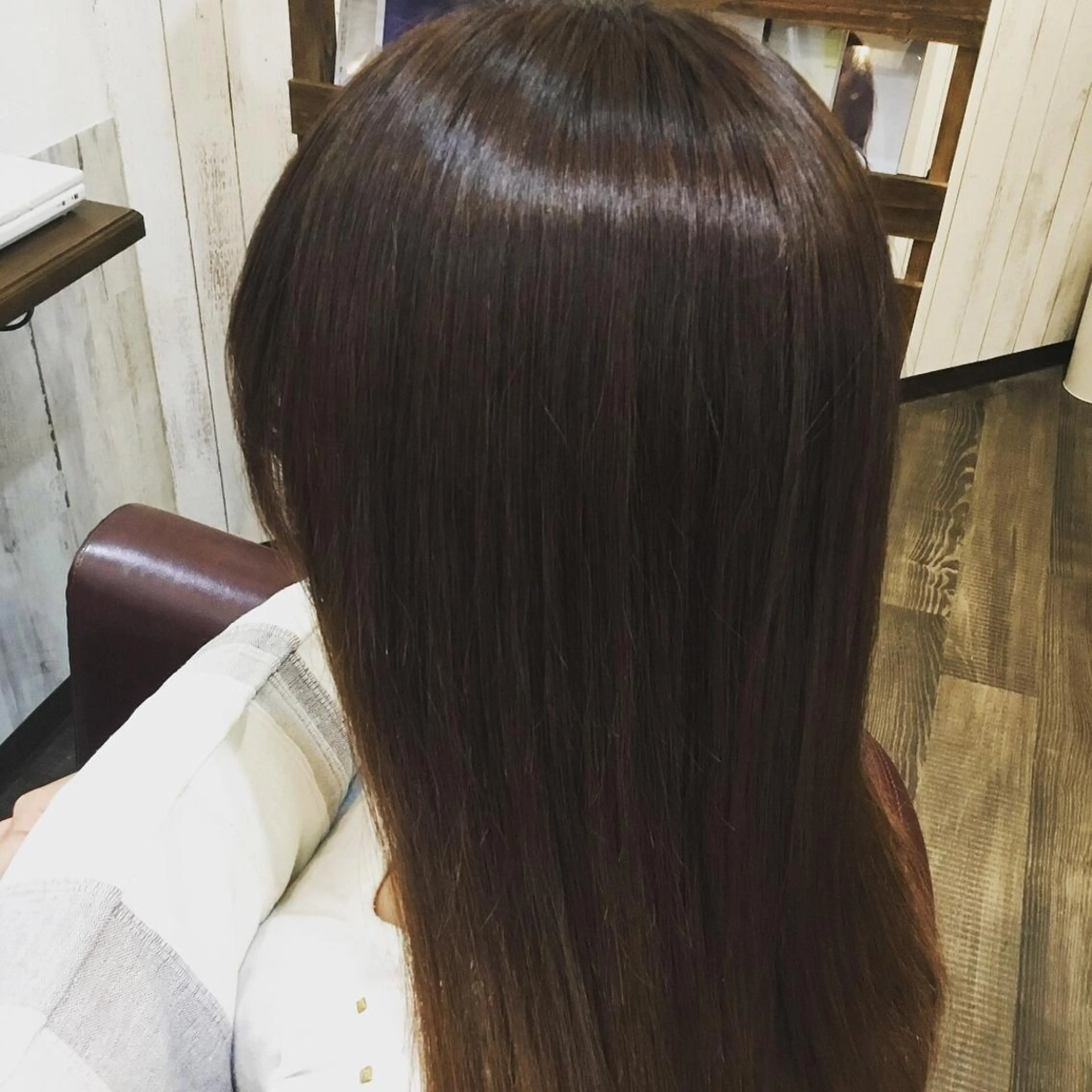 ロング パーマ 金崎 新吾のヘアスタイル
