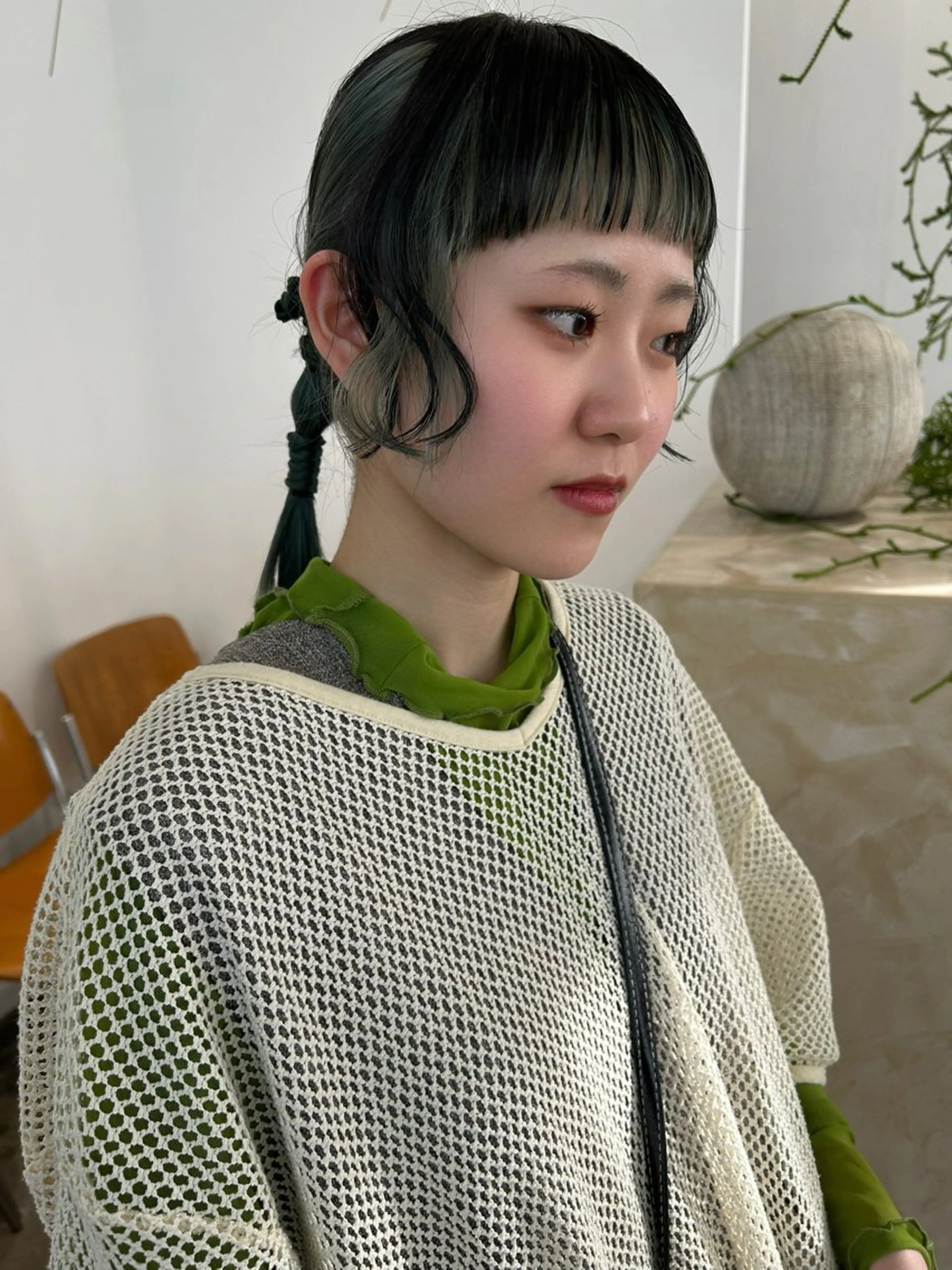 ロング カラー ヘアアレンジ 原 瑞希のヘアスタイル