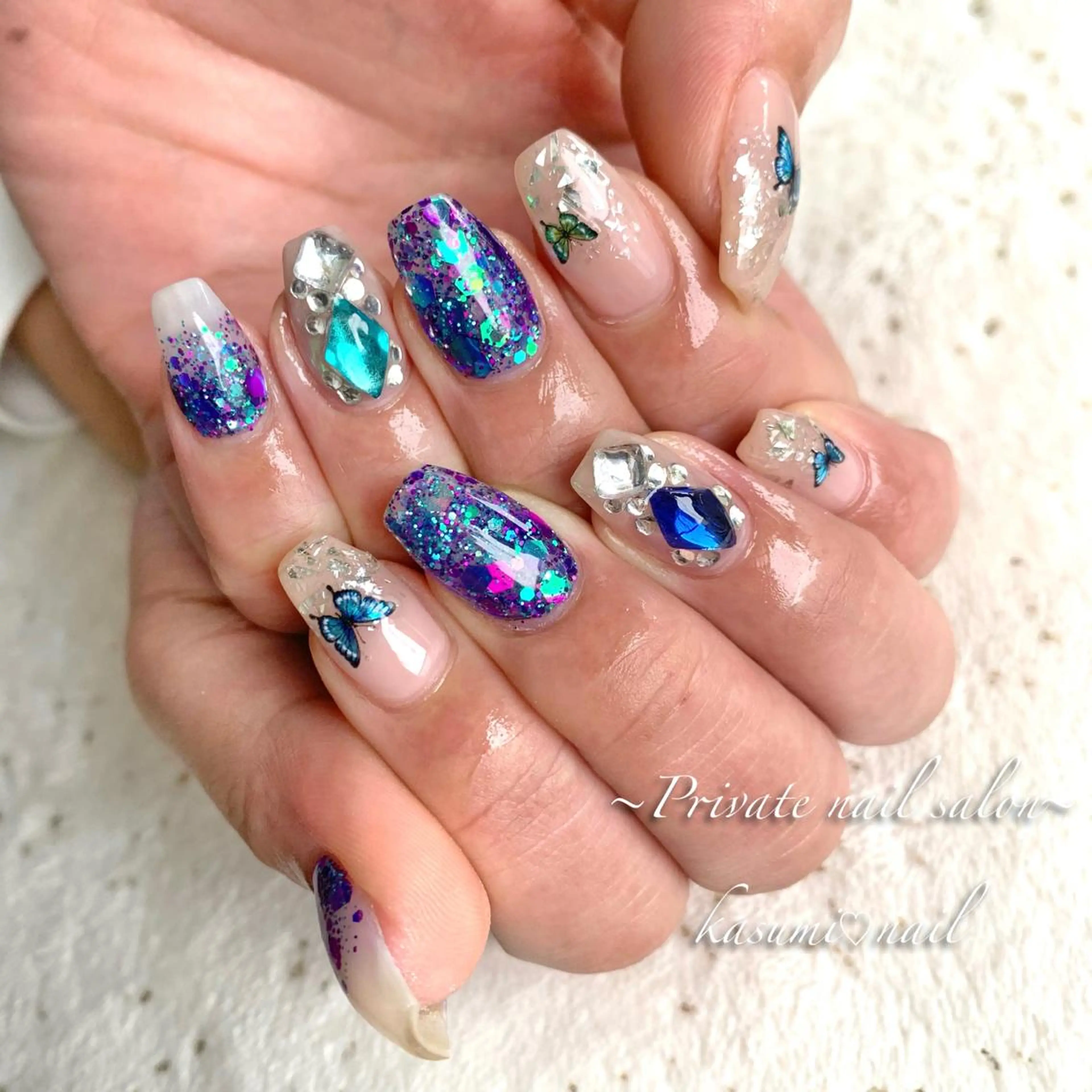 ネイル ニュアンスネイル 春ネイル KASUMI♡ Nailのネイルデザイン