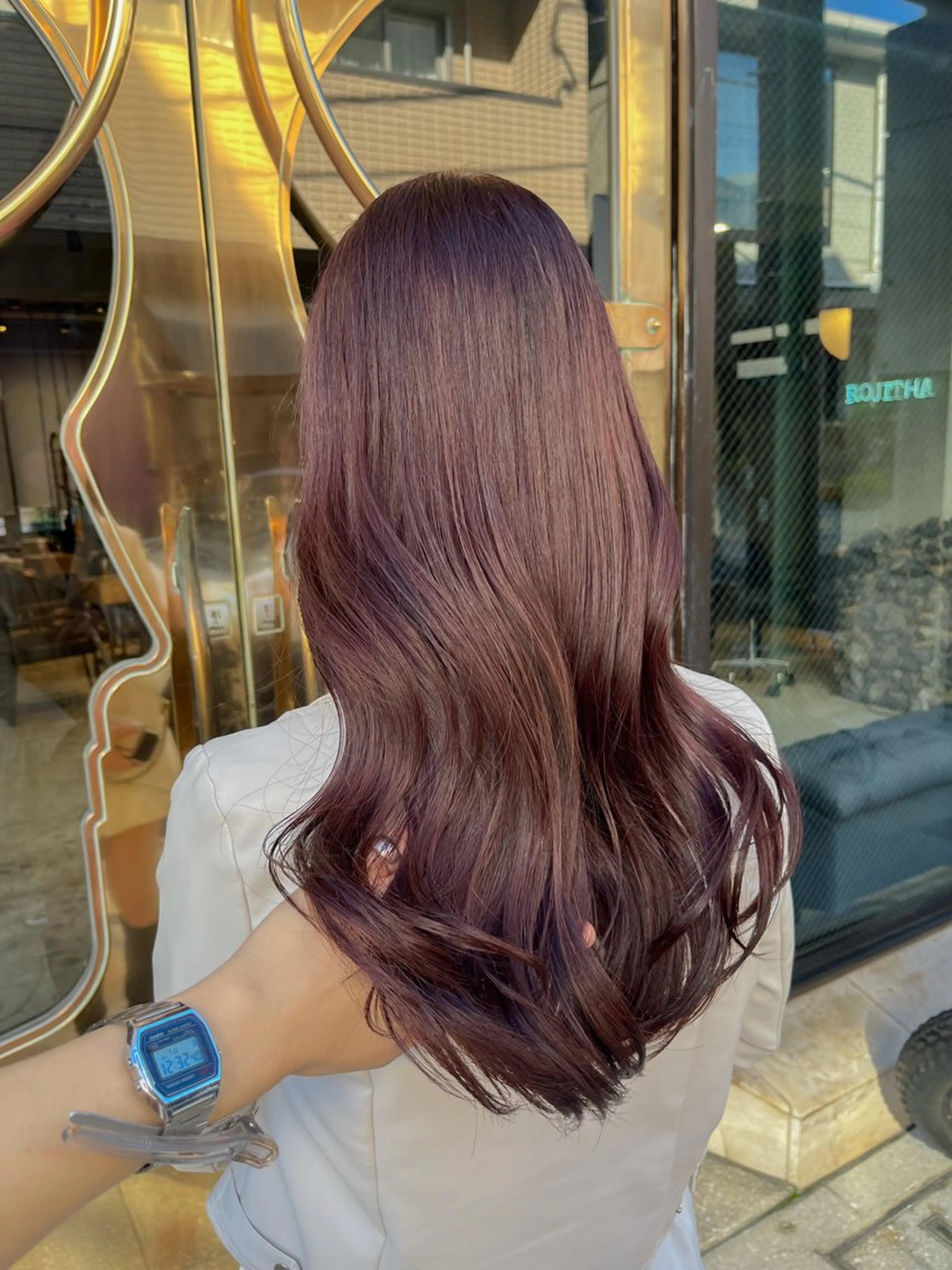 セミロング カラー ヘアカラー トリートメント ヘアセット 似合わせベージュ 🍯ayumi🍯のヘアスタイル