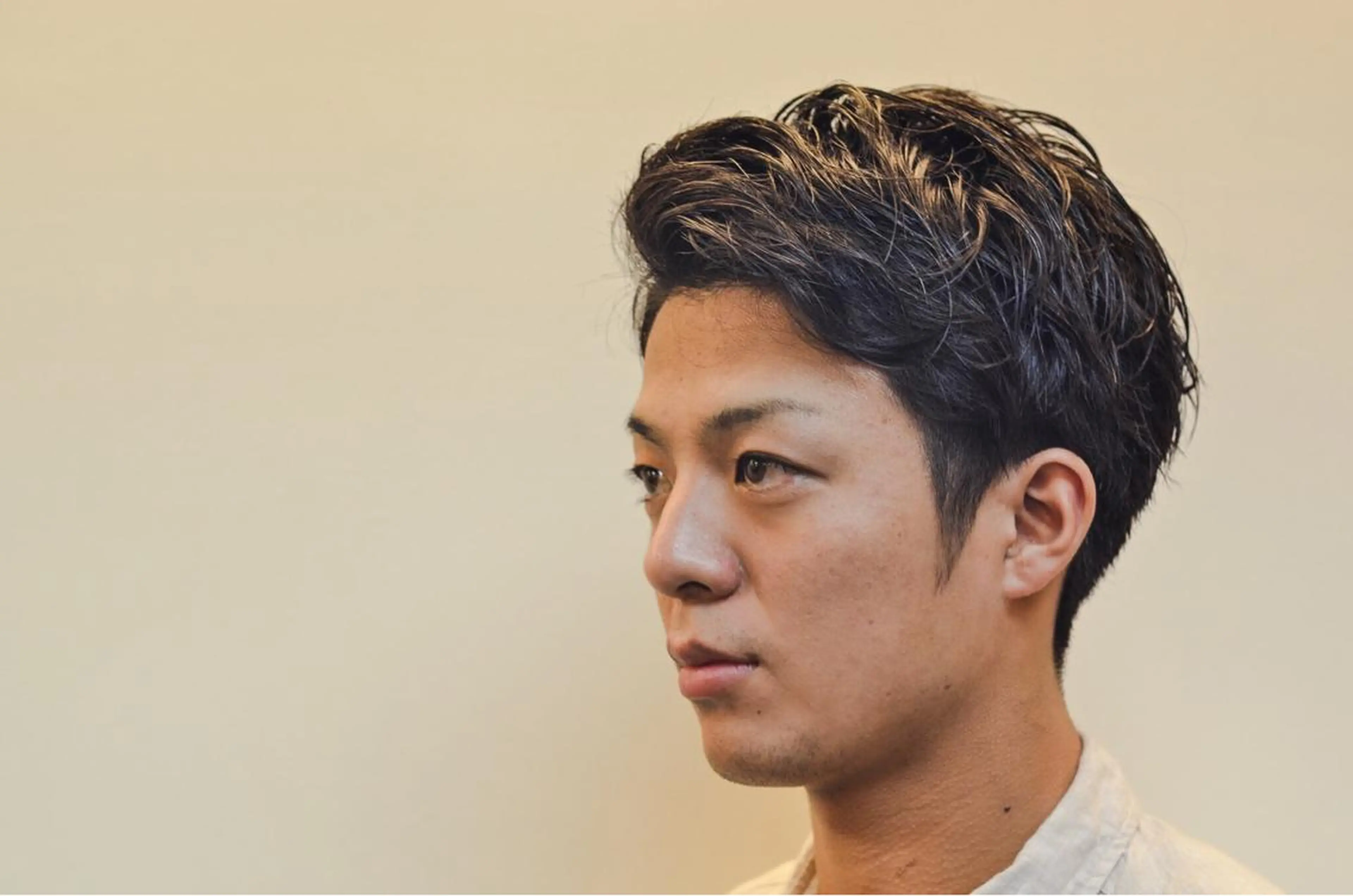 ミディアム メンズ ツーブロック メンズ限定✂️撮影 モデル募集！林 拓実のヘアスタイル