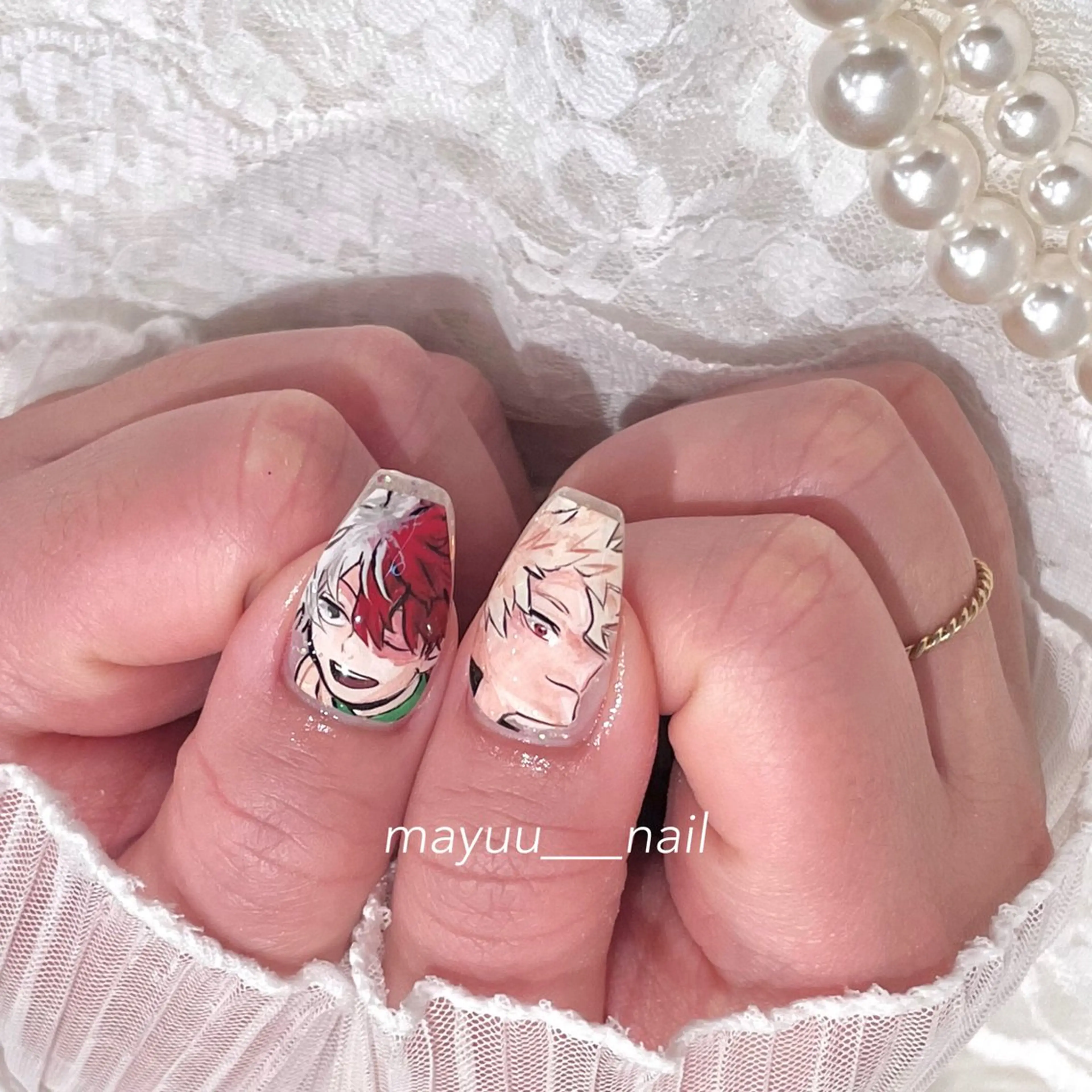 ネイル 🎀 Mayu 🎀痛ネイルのネイルデザイン