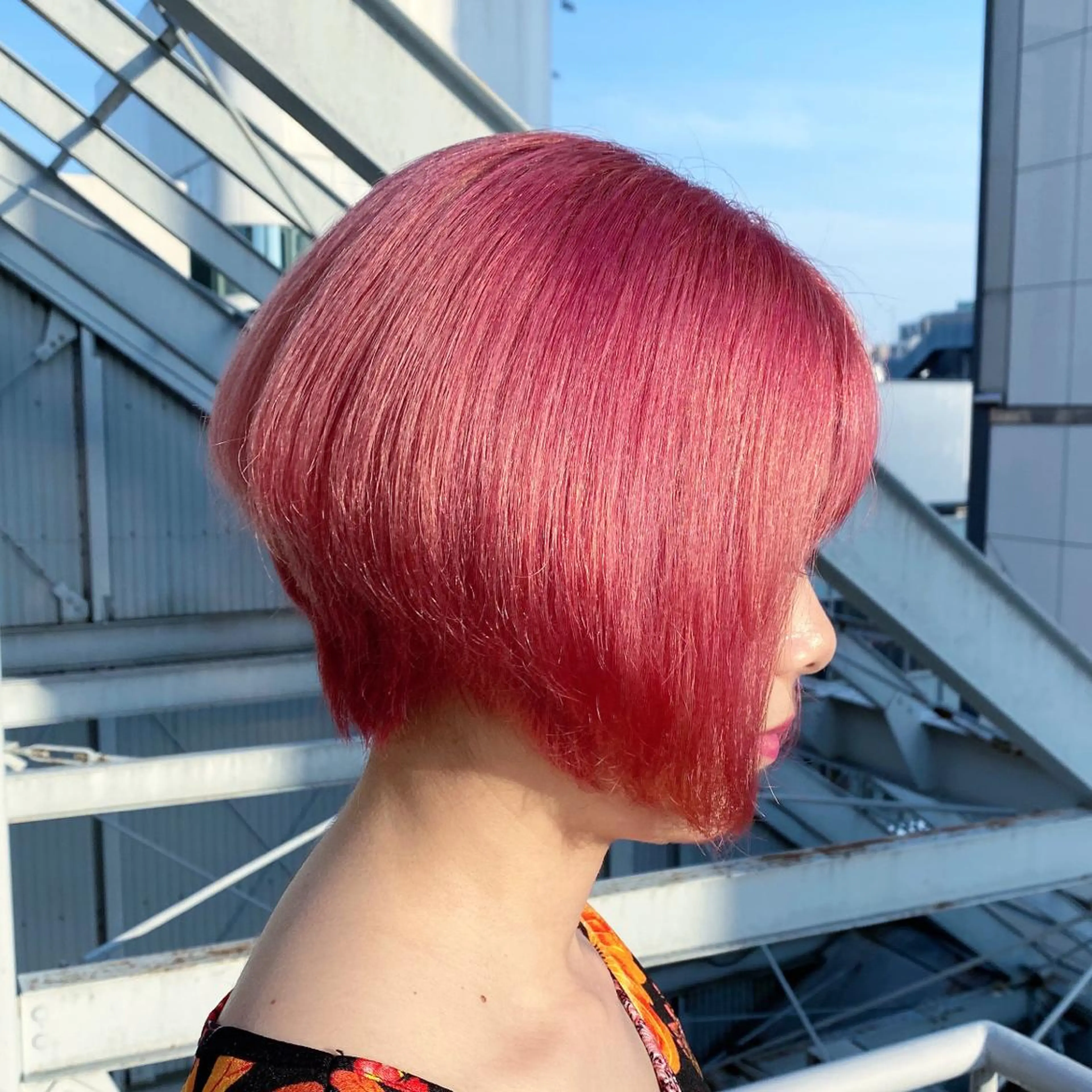 ショート カラー 🩵ブリーチカラー 🐈MIORI🩵のヘアスタイル