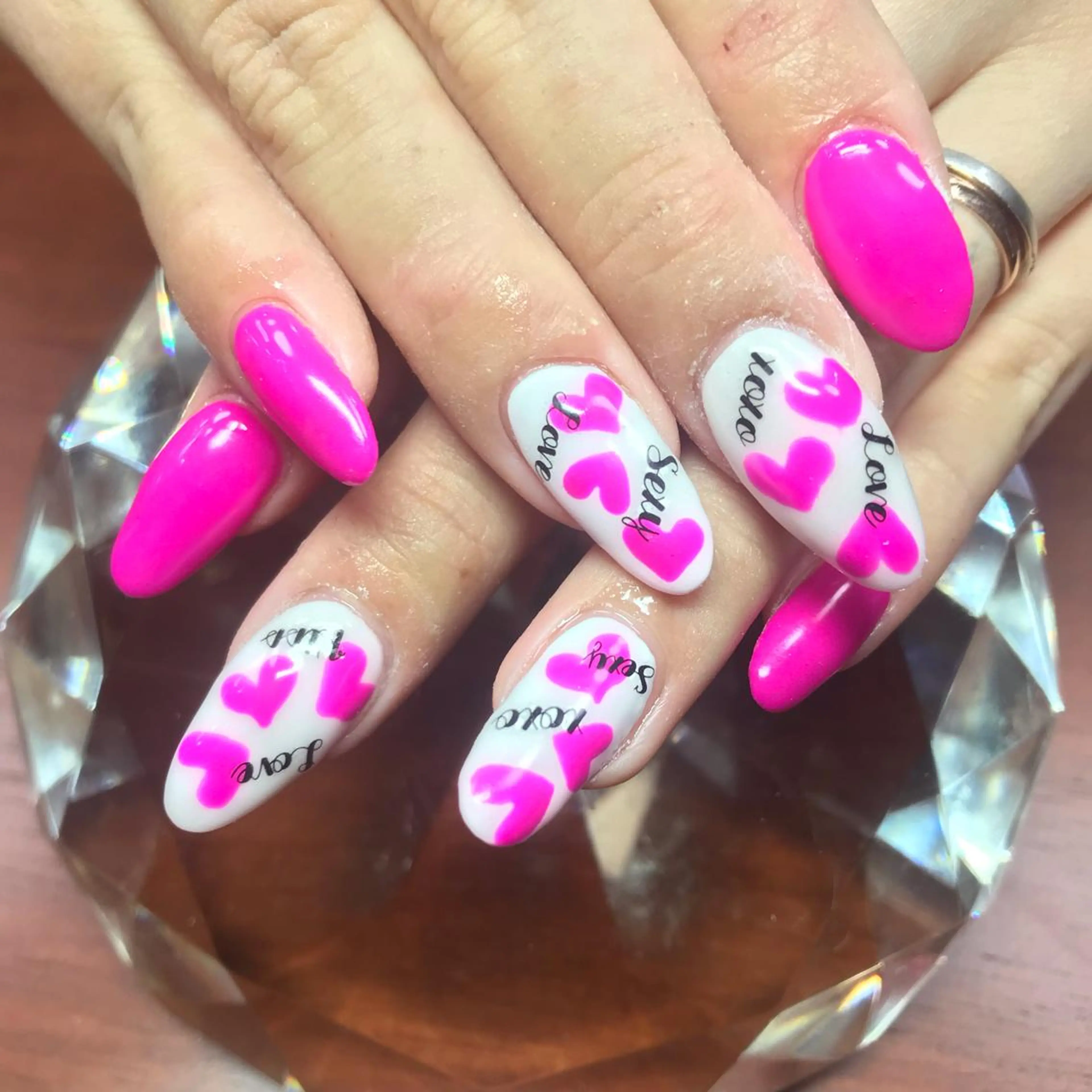 ショート ネイル アートネイル 《LB》ラブリエ Nail&eyeのマツエク・マツパデザイン