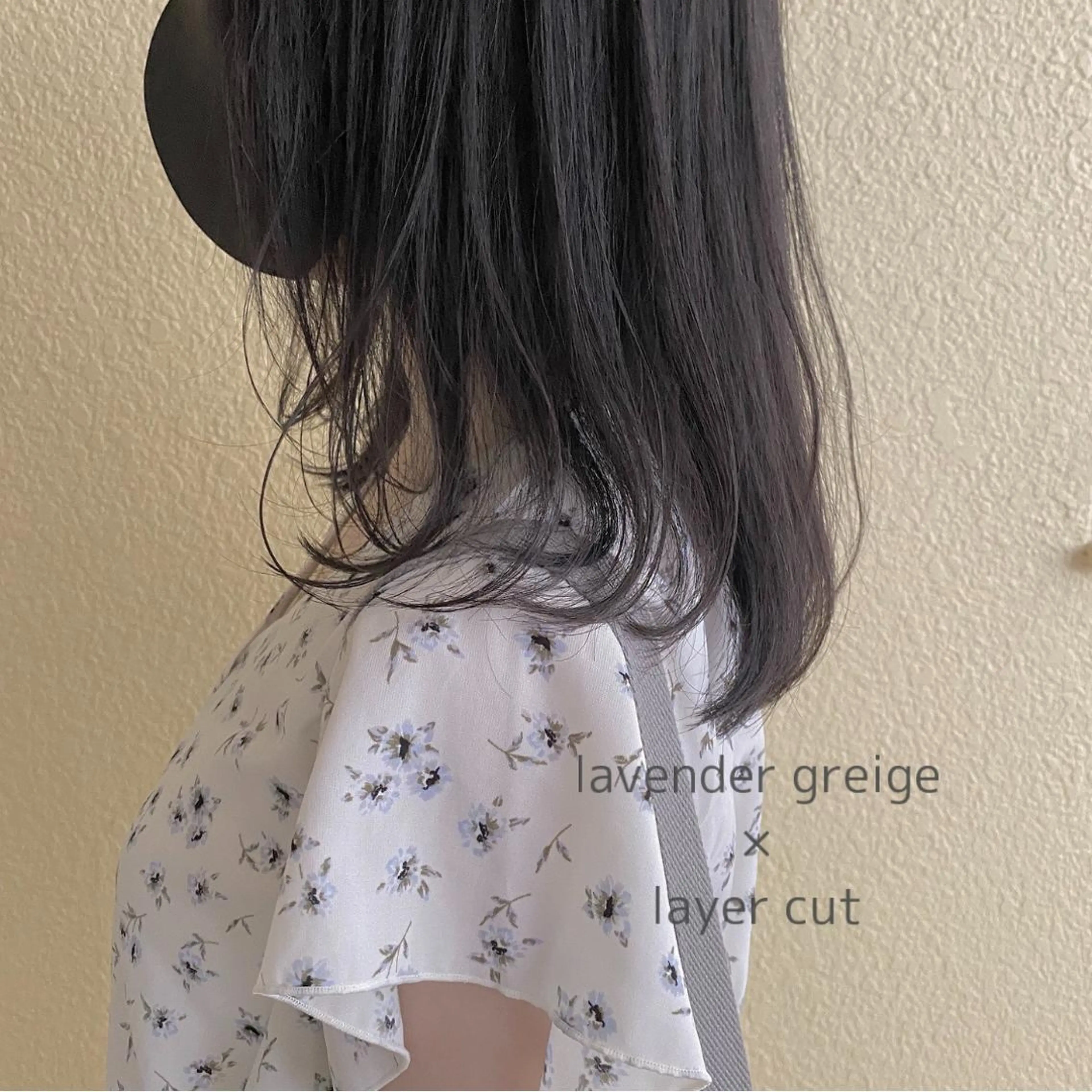 セミロング カラー CLUTCH天王寺 西藤遥河のヘアスタイル