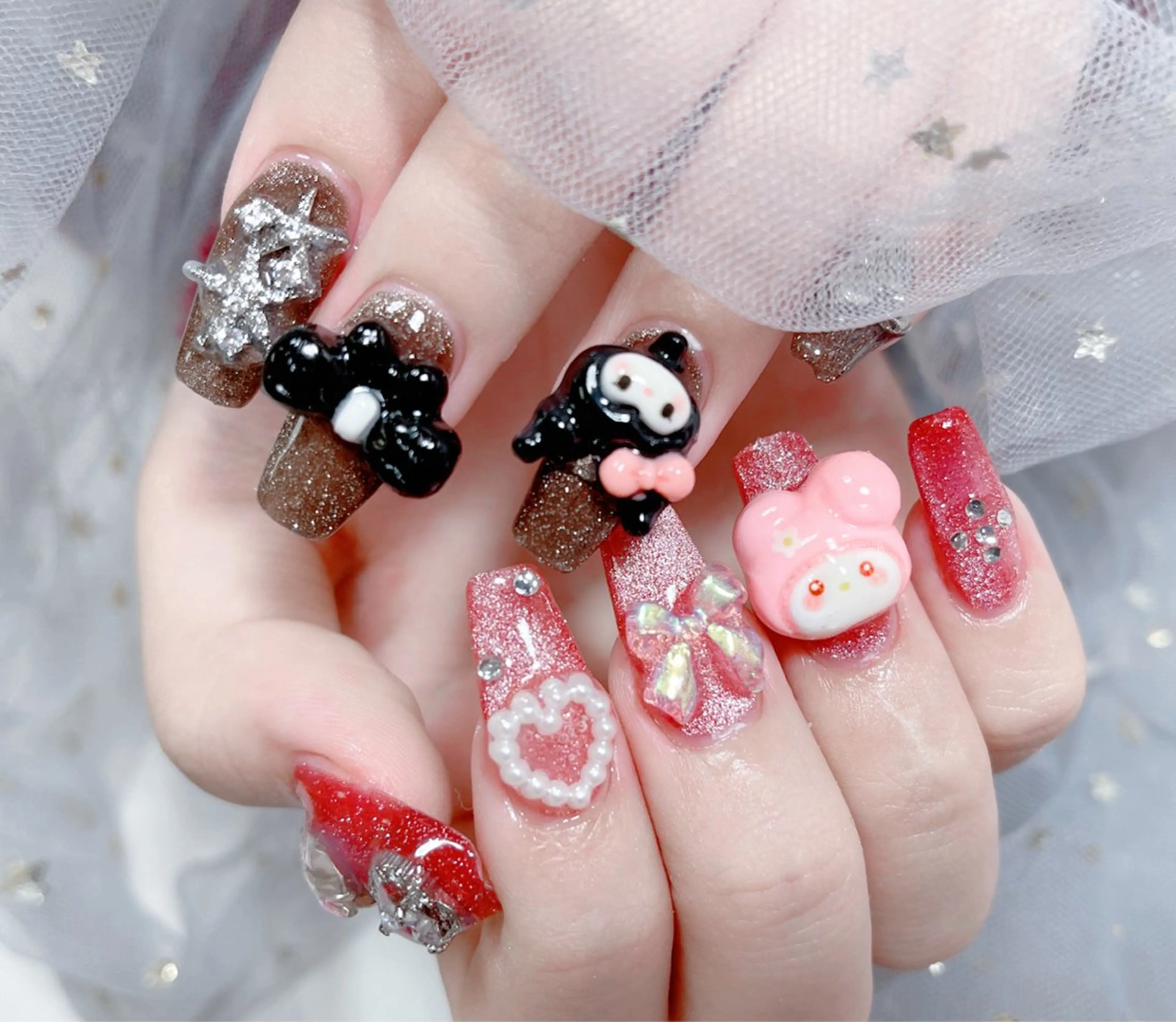 ネイル 🎀ネイルサロン エクラYUI🎀のネイルデザイン