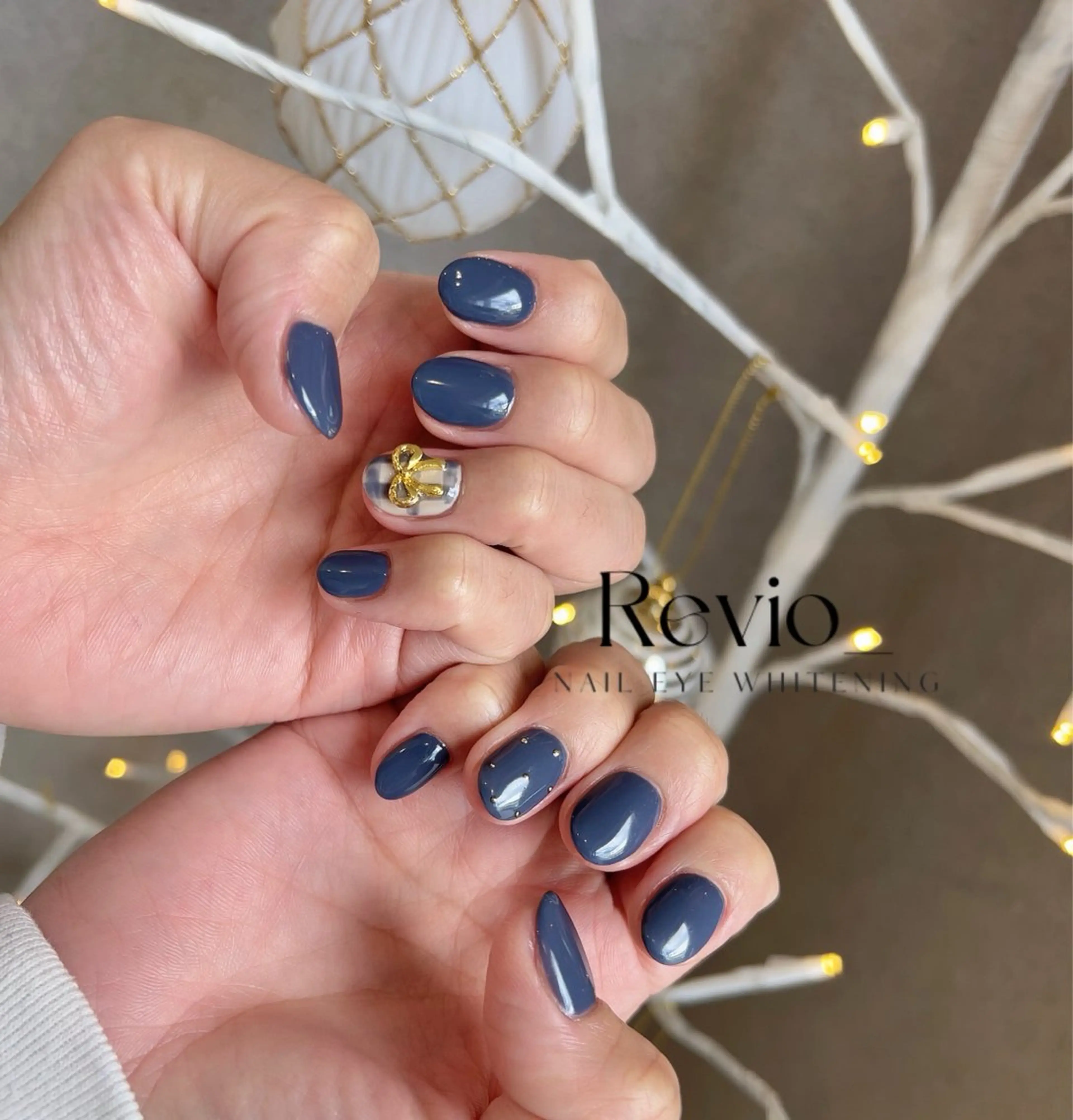 ネイル ハンドネイル 𝐑𝐞𝐯𝐢𝐨 ___堺市西区のマツエク・マツパデザイン