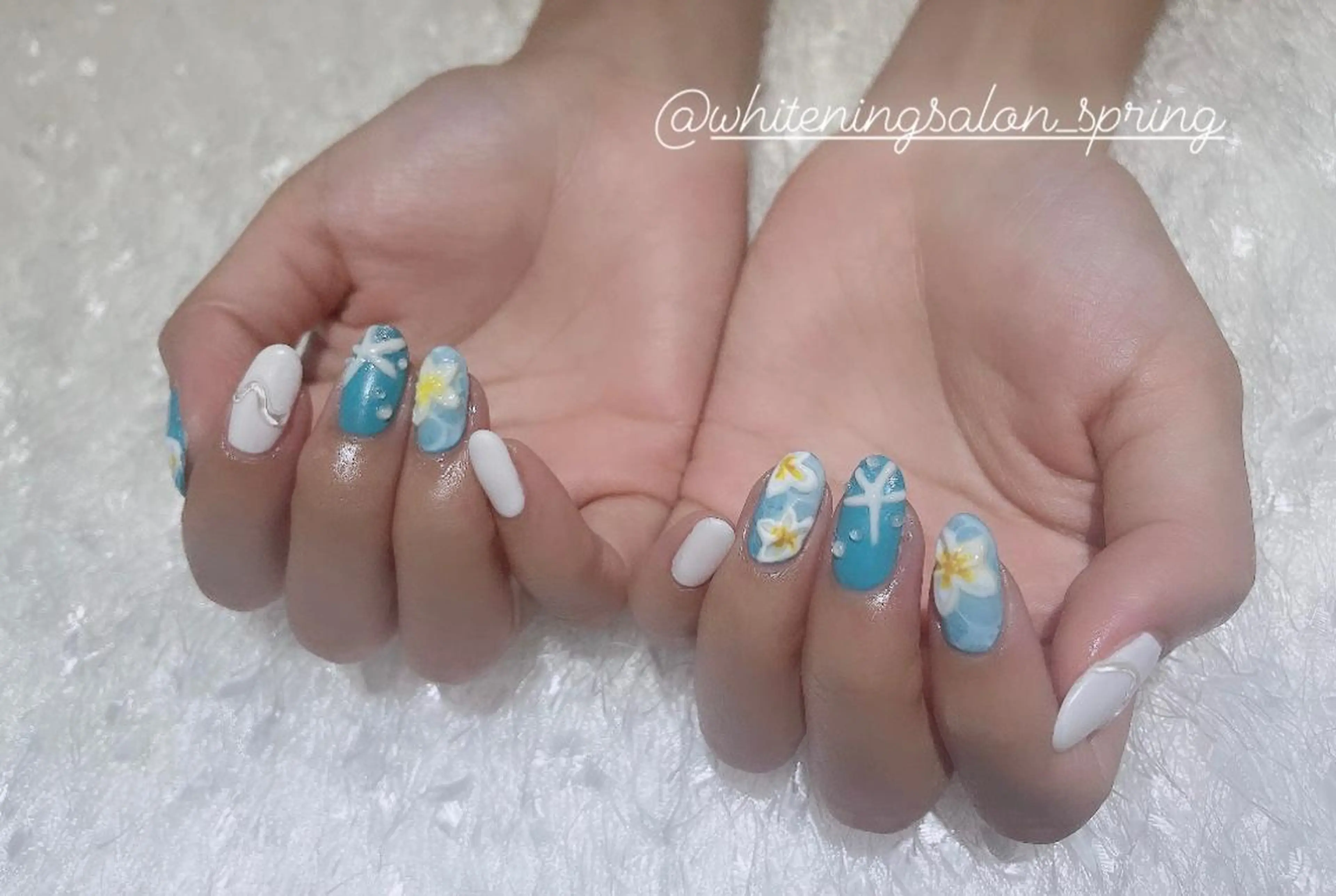 ネイル 夏ネイル Nakao Hitomiのネイルデザイン