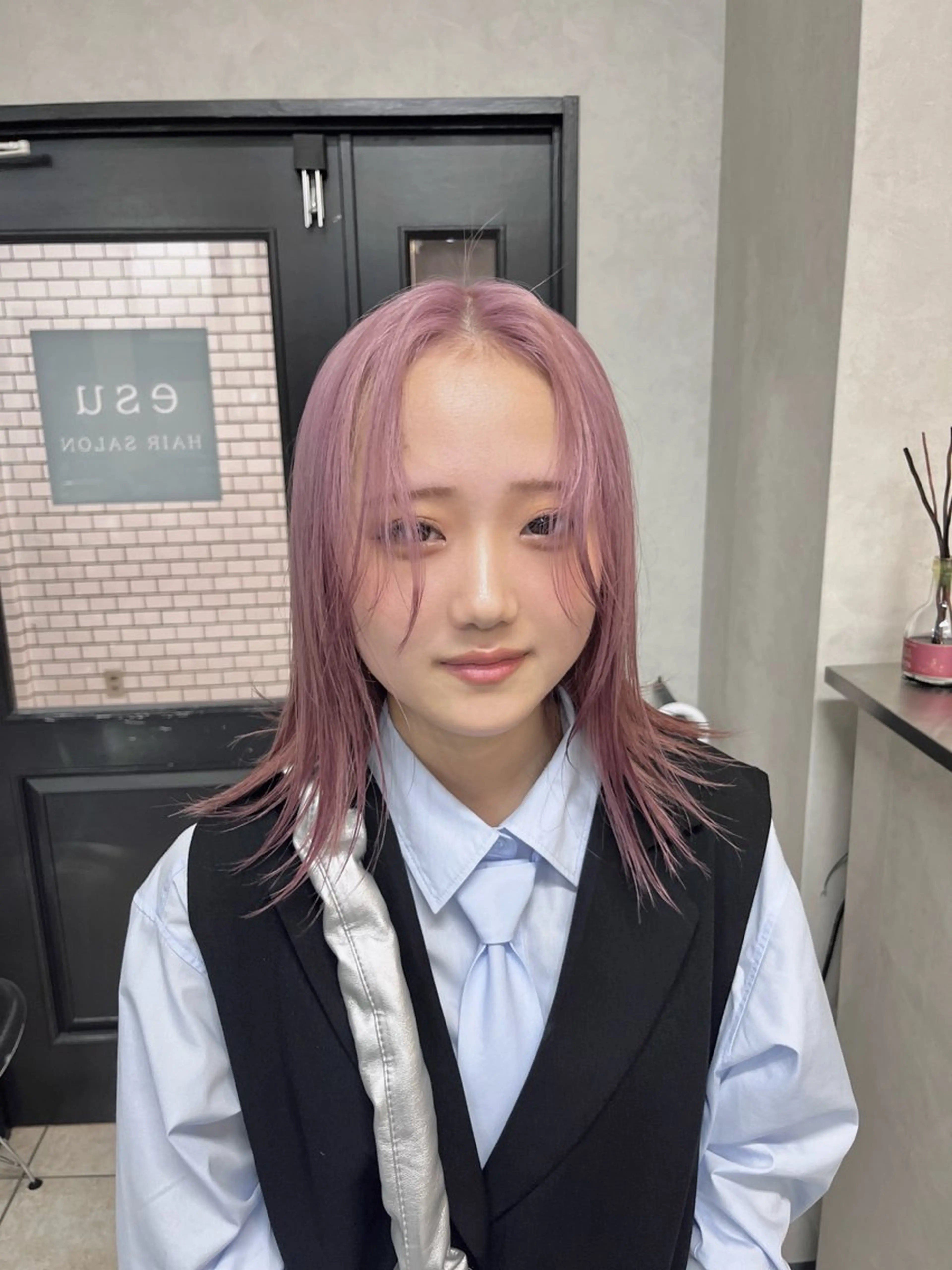 ロング カラー ハイトーン髪質改善 🫧大阪/kanonのヘアスタイル