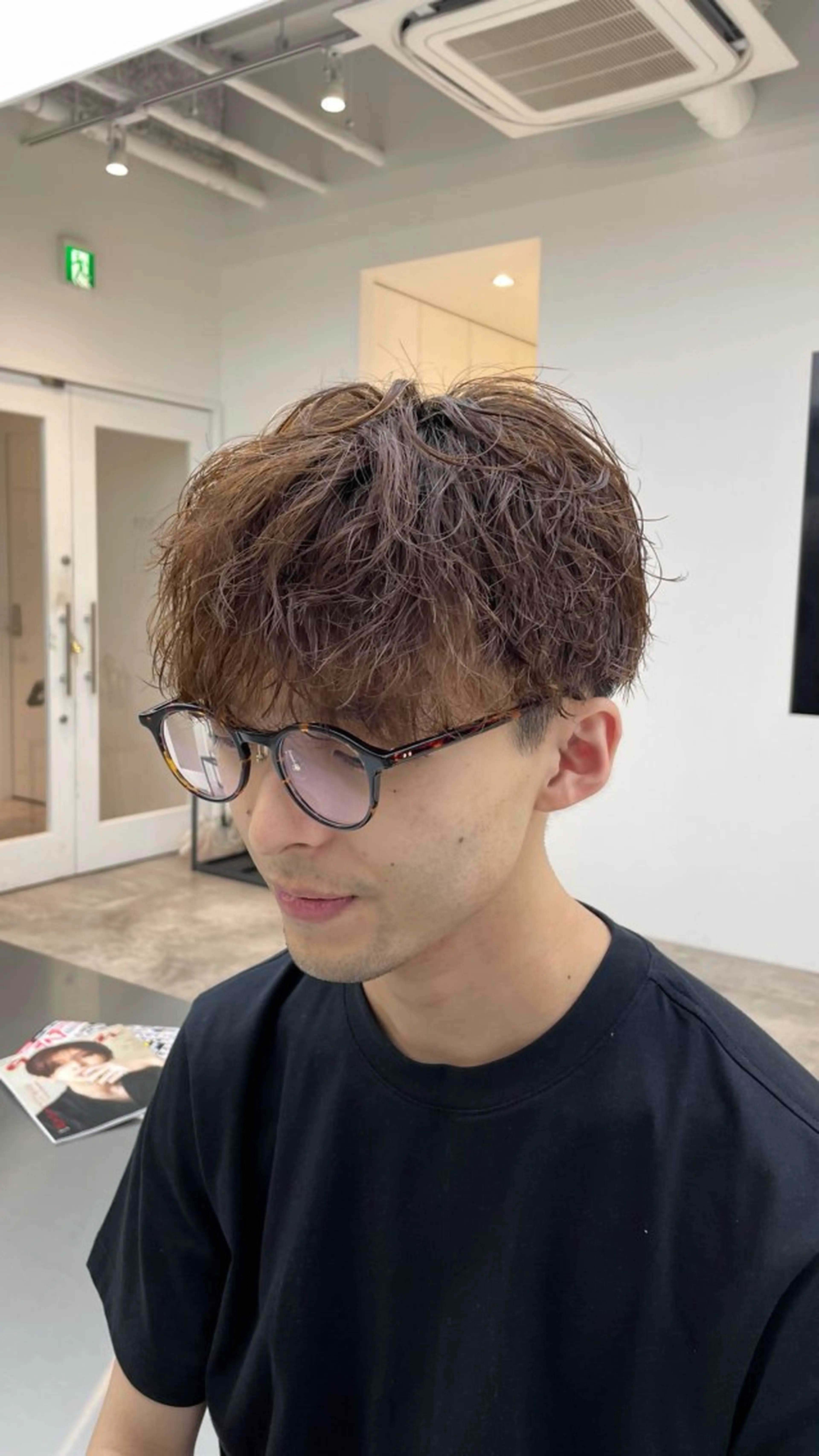 パーマ メンズ カット パーマ fifth 小尾 優然のヘアスタイル