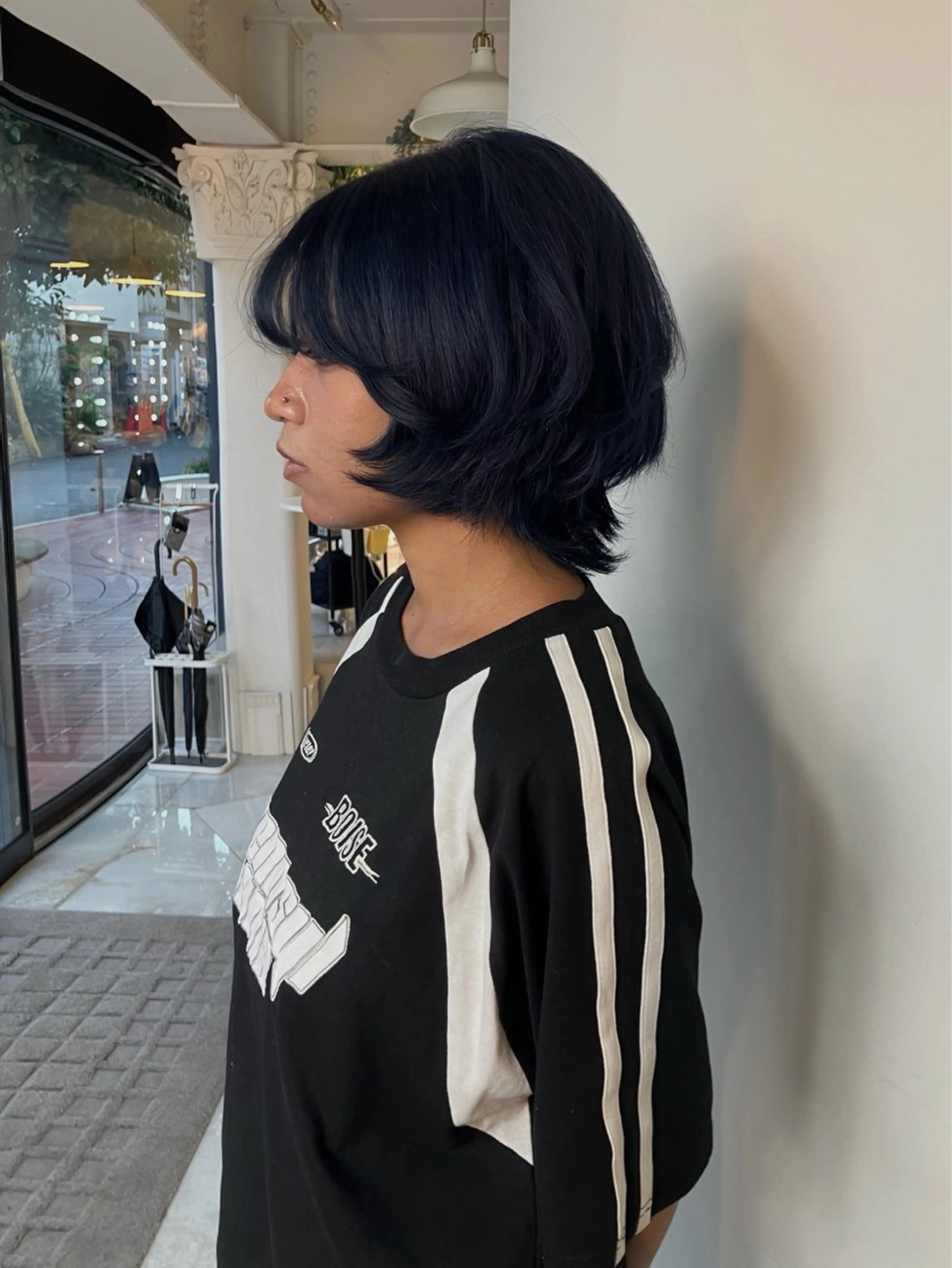 ショート Hanaka🐈‍⬛ 海外×ニュアンスのヘアスタイル