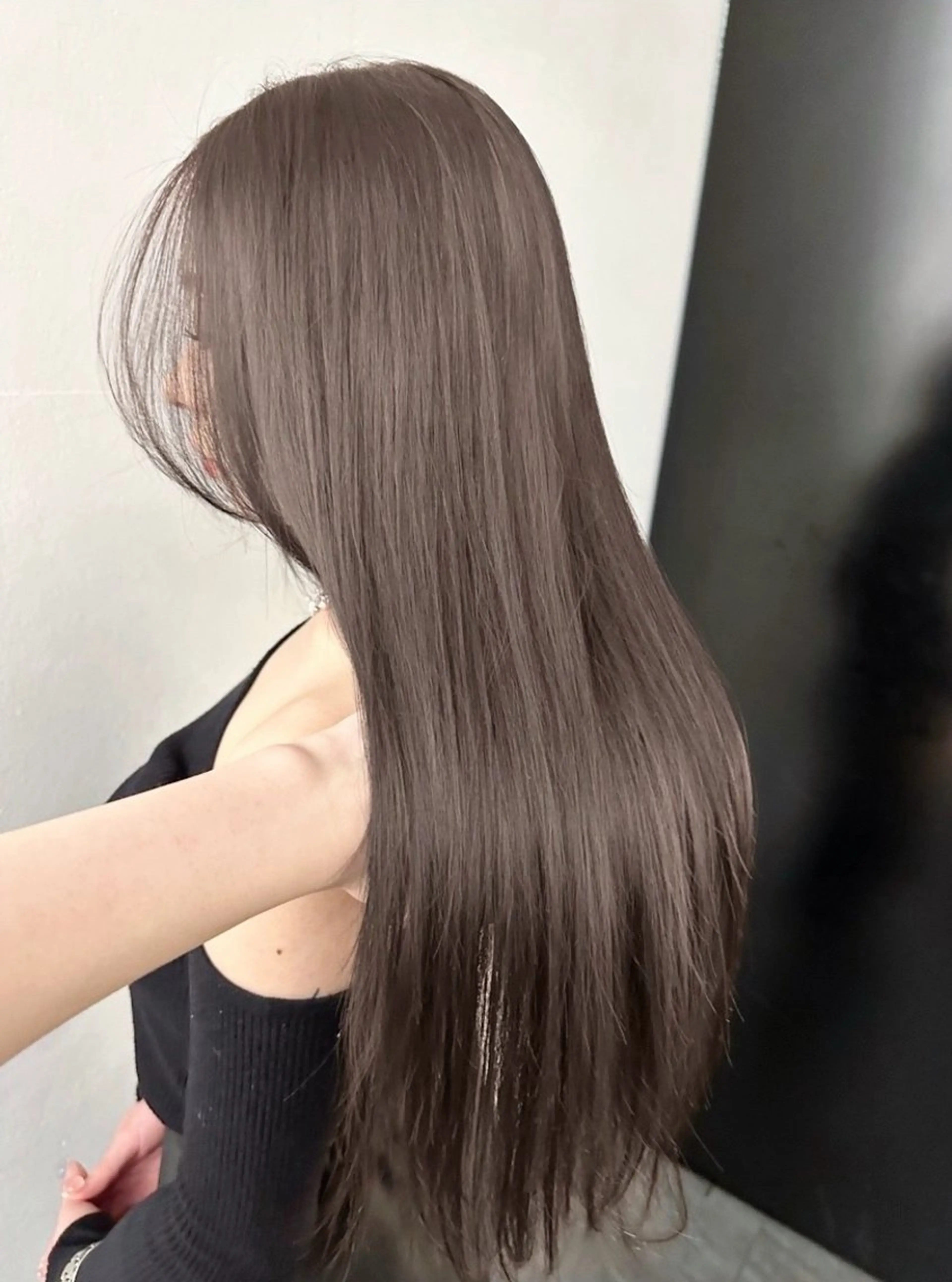 【💞癖や広がりでお悩みの方集合💞】ケア縮毛矯正で悩んでた癖ともお別れ🎀髪質改善🩷カット🪽1stepTR付き✨の写真