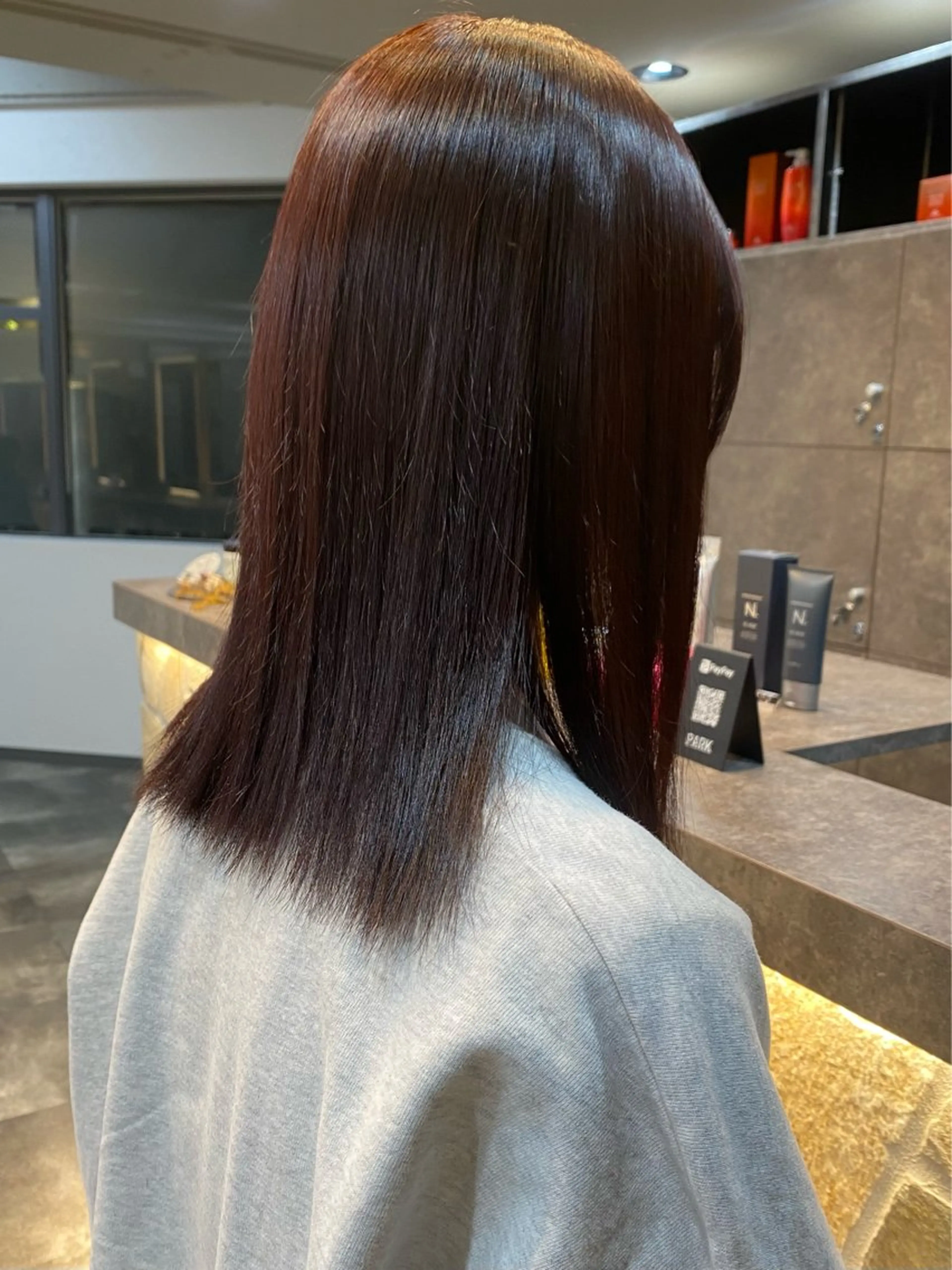 セミロング カラー 🌼髪質改善･アレン ジ･レイヤー🌼のヘアスタイル