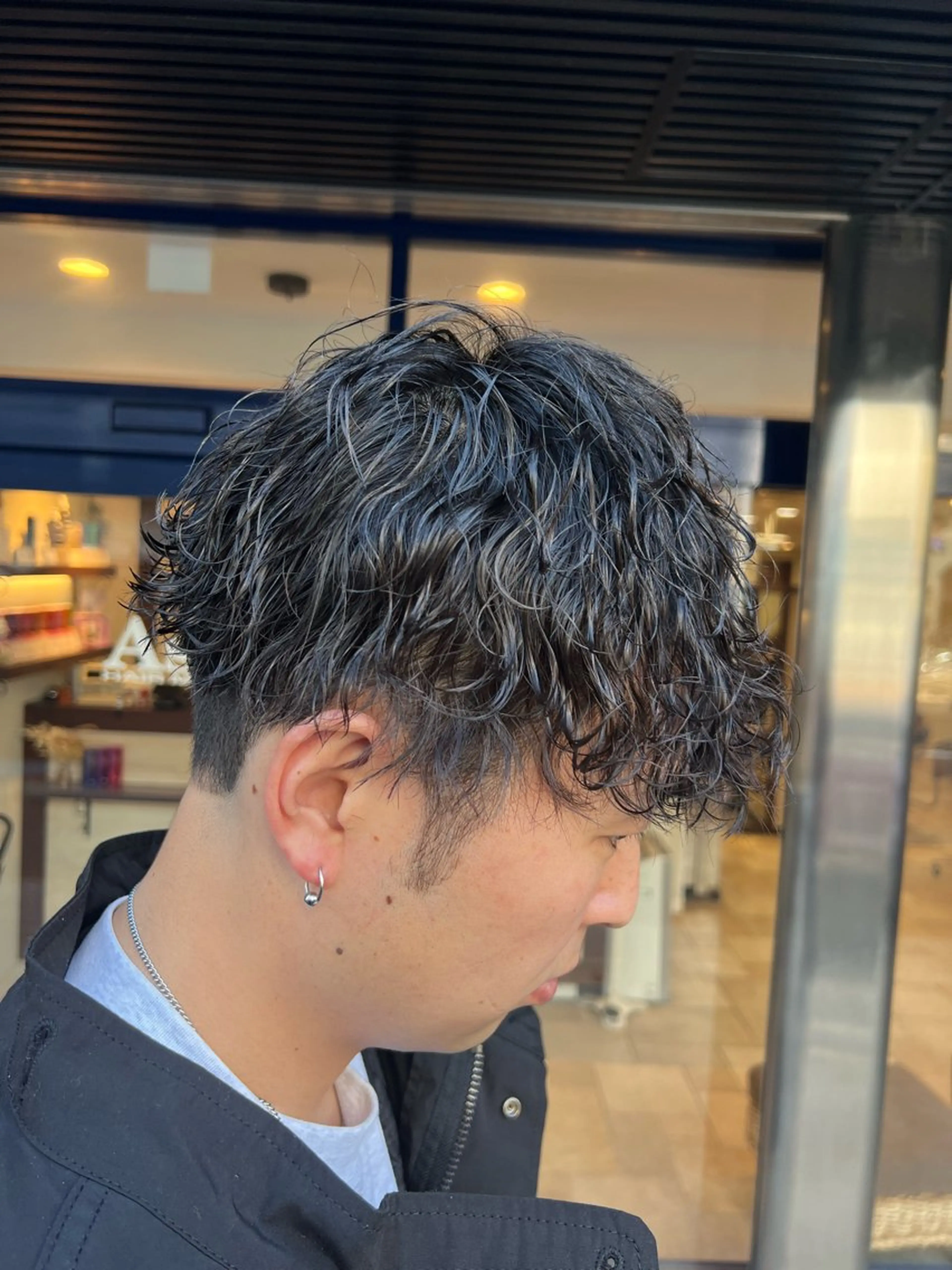 ショート パーマ メンズ カット パーマ トリートメント パーマ／縮毛矯正/ 店長 ・村田伊吹のヘアスタイル