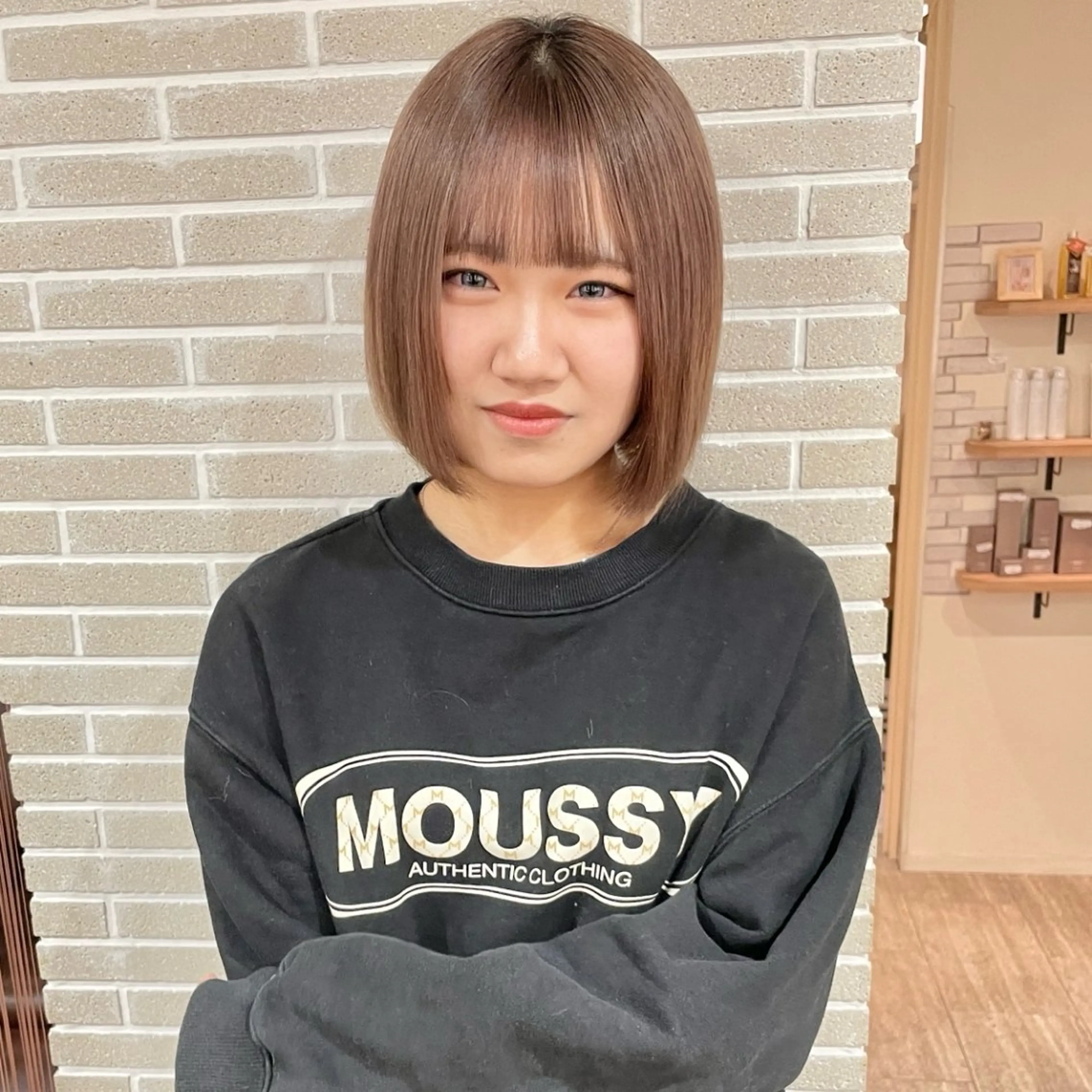 上品で可愛い🤍イルミナカラー+system treatment3の写真