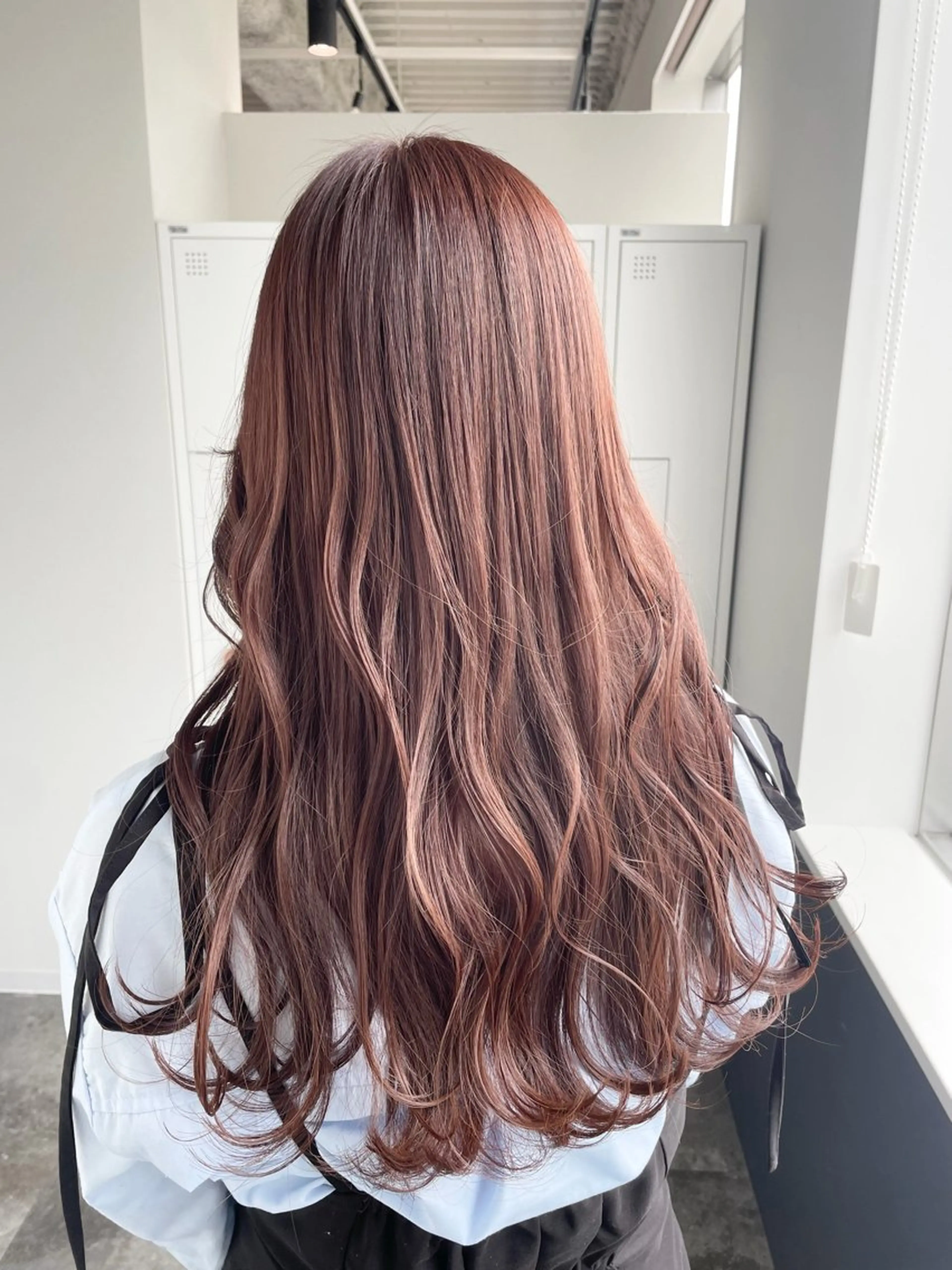 ロング ヘアカラー トリートメント 清友 柚希のヘアスタイル