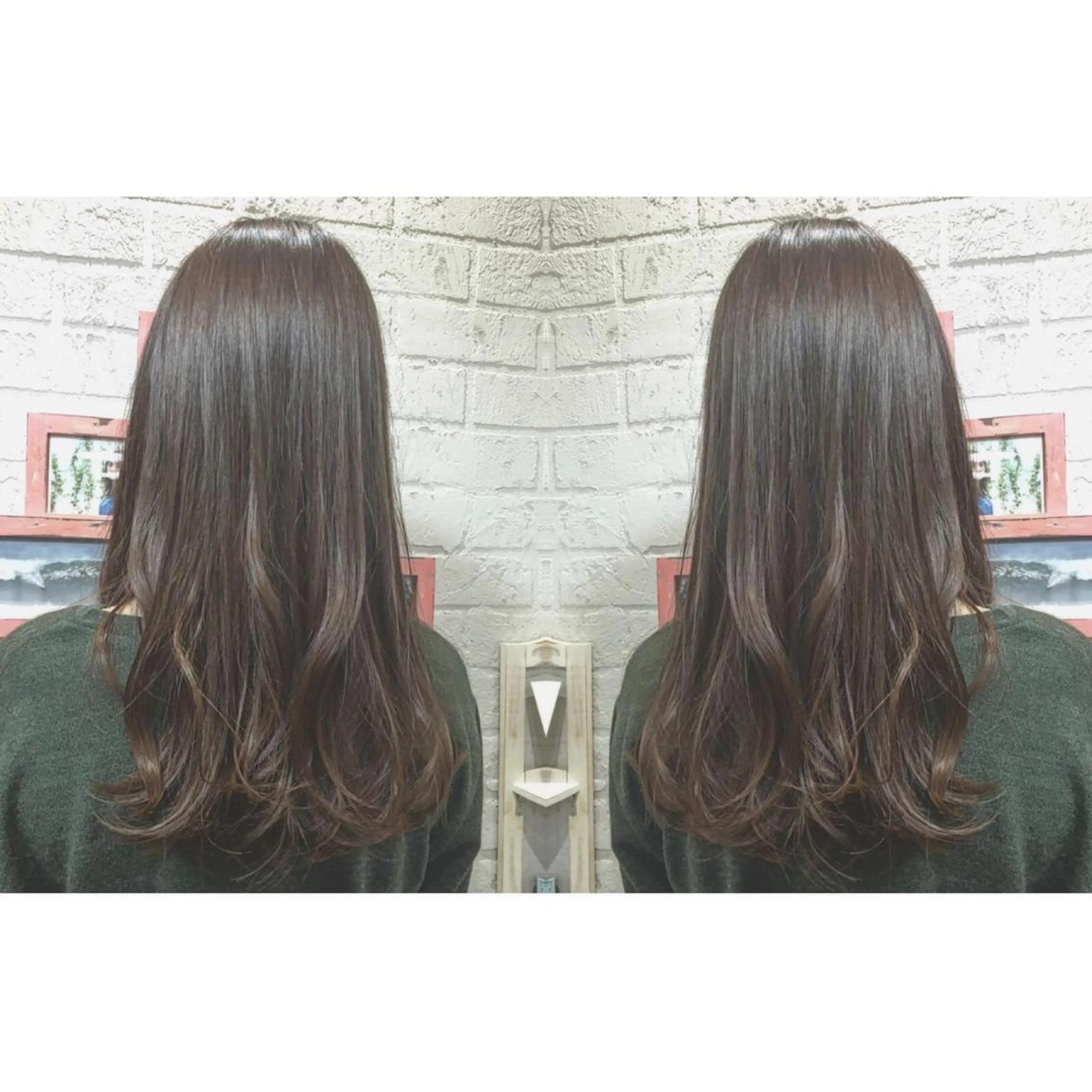 ミディアム カラー パーマ メンズhair /こえびのヘアスタイル