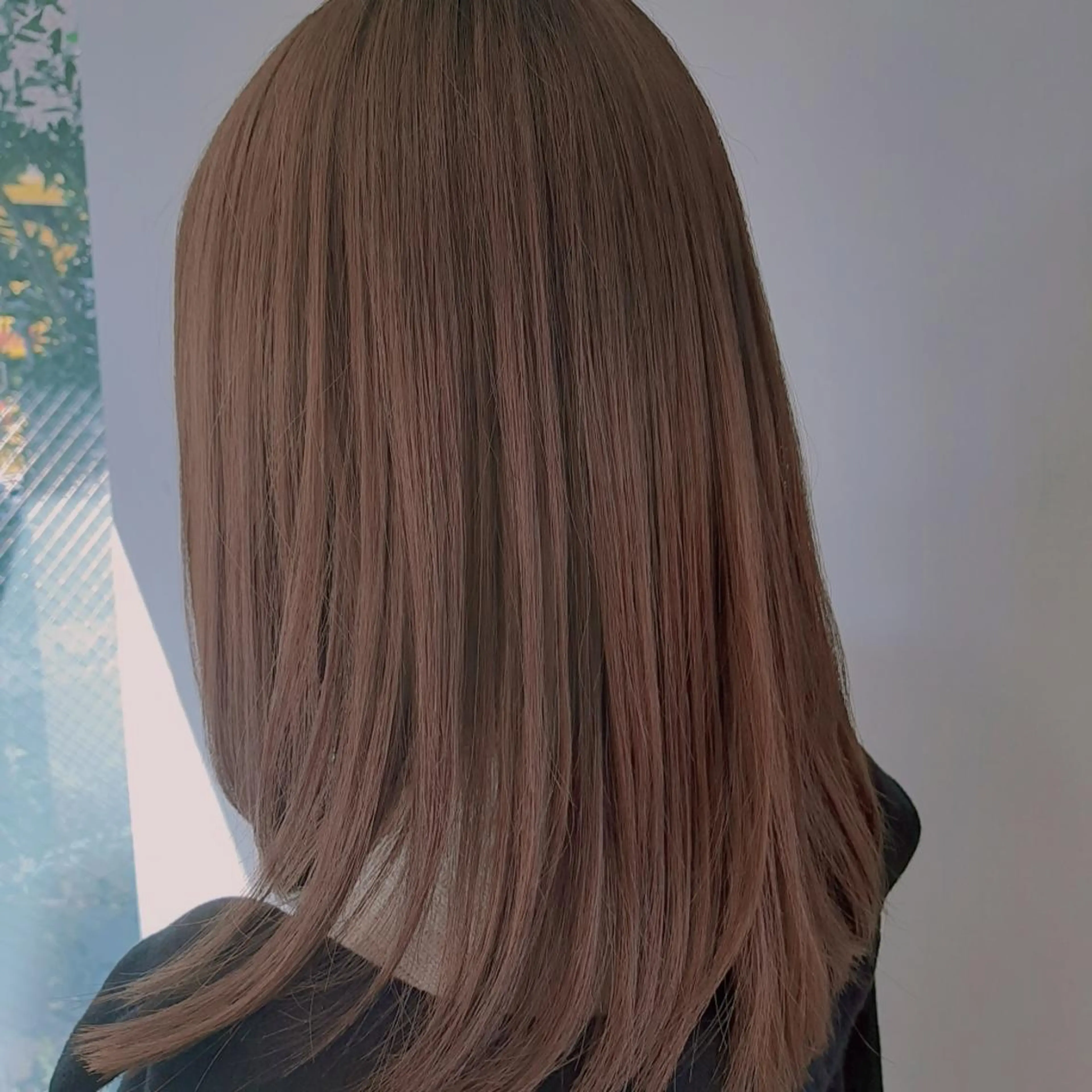 セミロング トリートメント 酸熱トリートメント はらだ ともこ☺︎のヘアスタイル