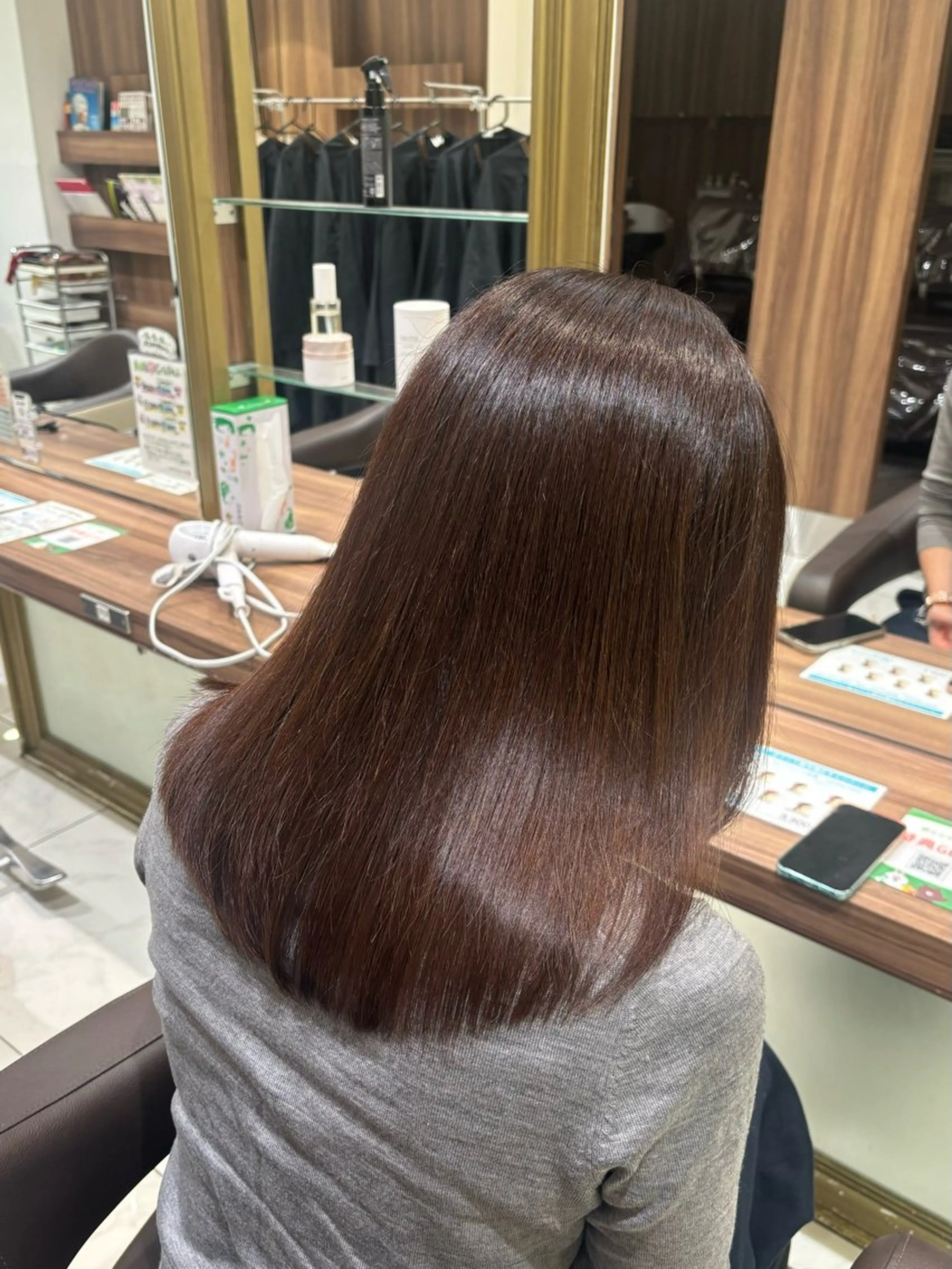 ミディアム カラー ヘアカラー 兵頭こころ モデル様募集中🎀のヘアスタイル