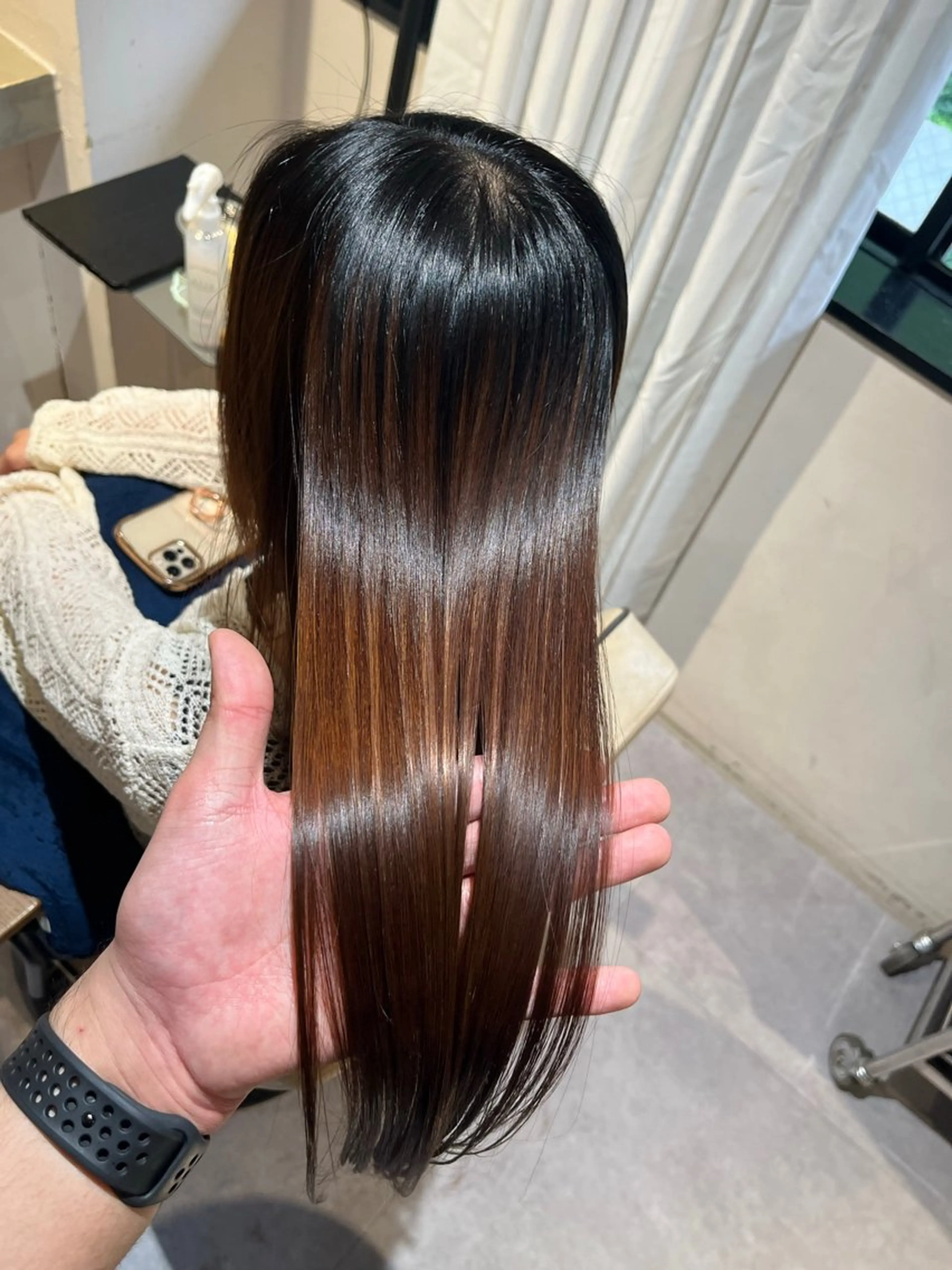 セミロング 縮毛矯正 トリートメント 必ず笑顔で帰っていた だきます！安田祐貴のヘアスタイル