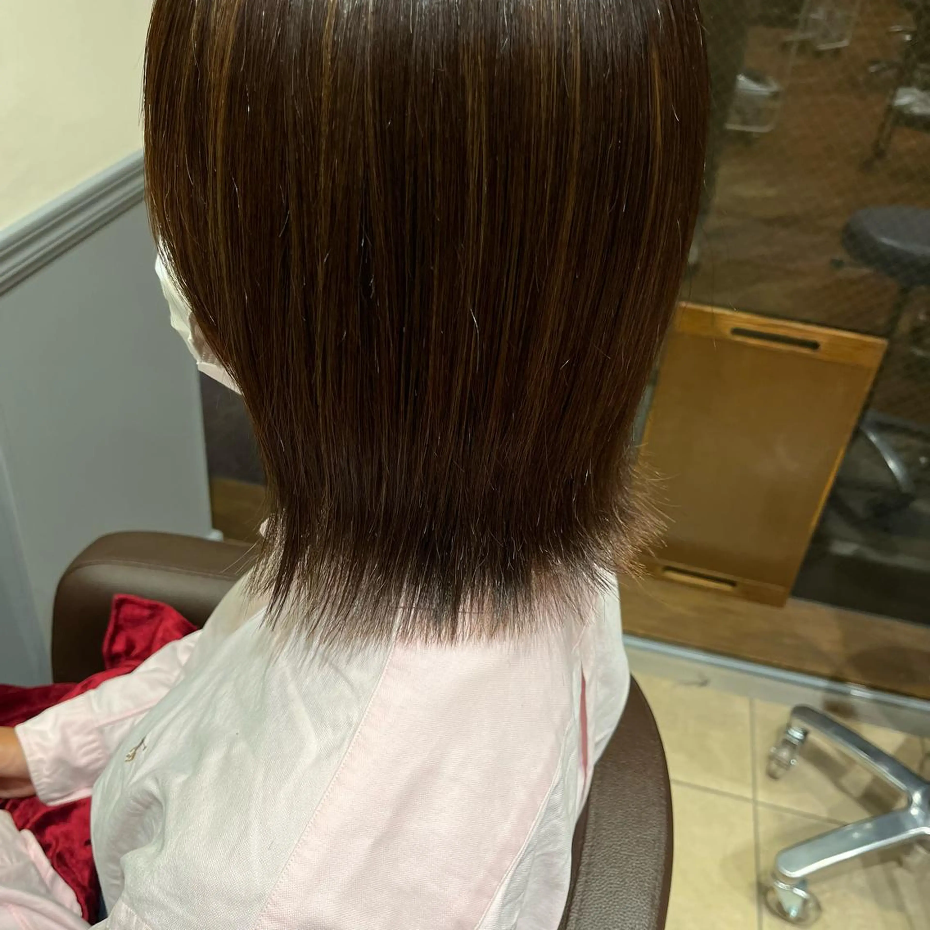 ミディアム ボブ 梅本 佳容子のヘアスタイル