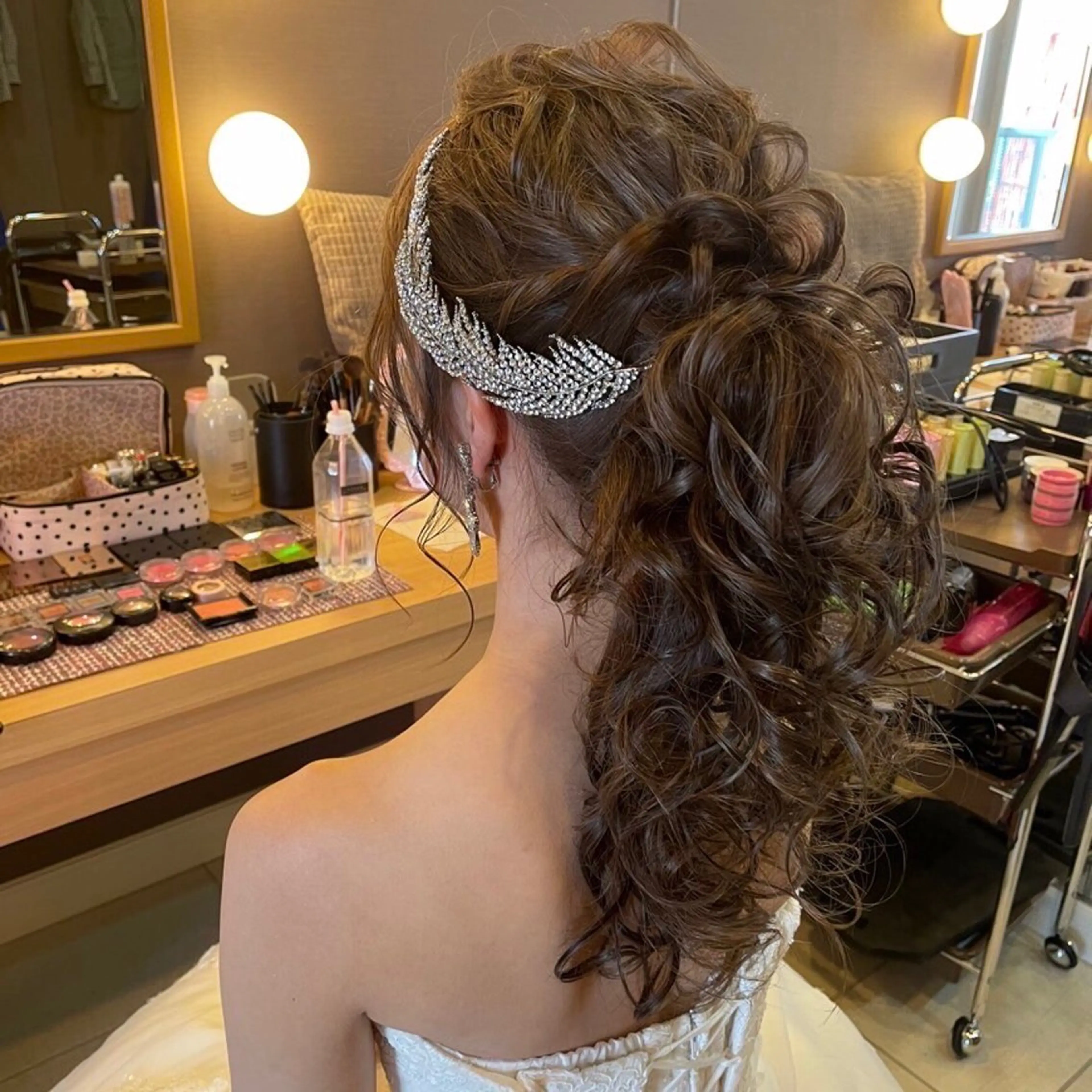 ロング ヘアセット ヘアセットサロン lightupのヘアスタイル