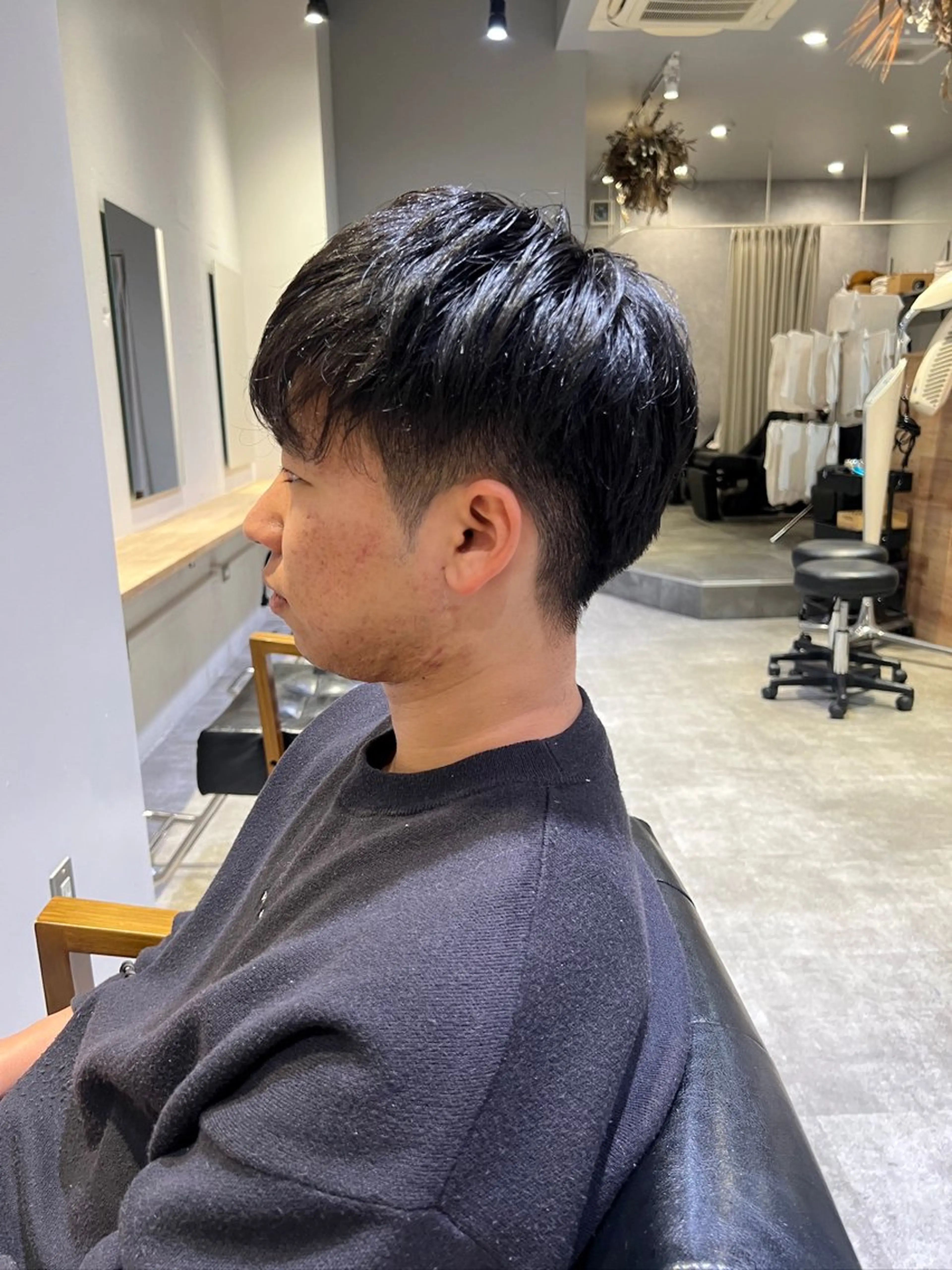 メンズ マッシュ 🫧三浦 未流/ ボブ/イヤリングのヘアスタイル