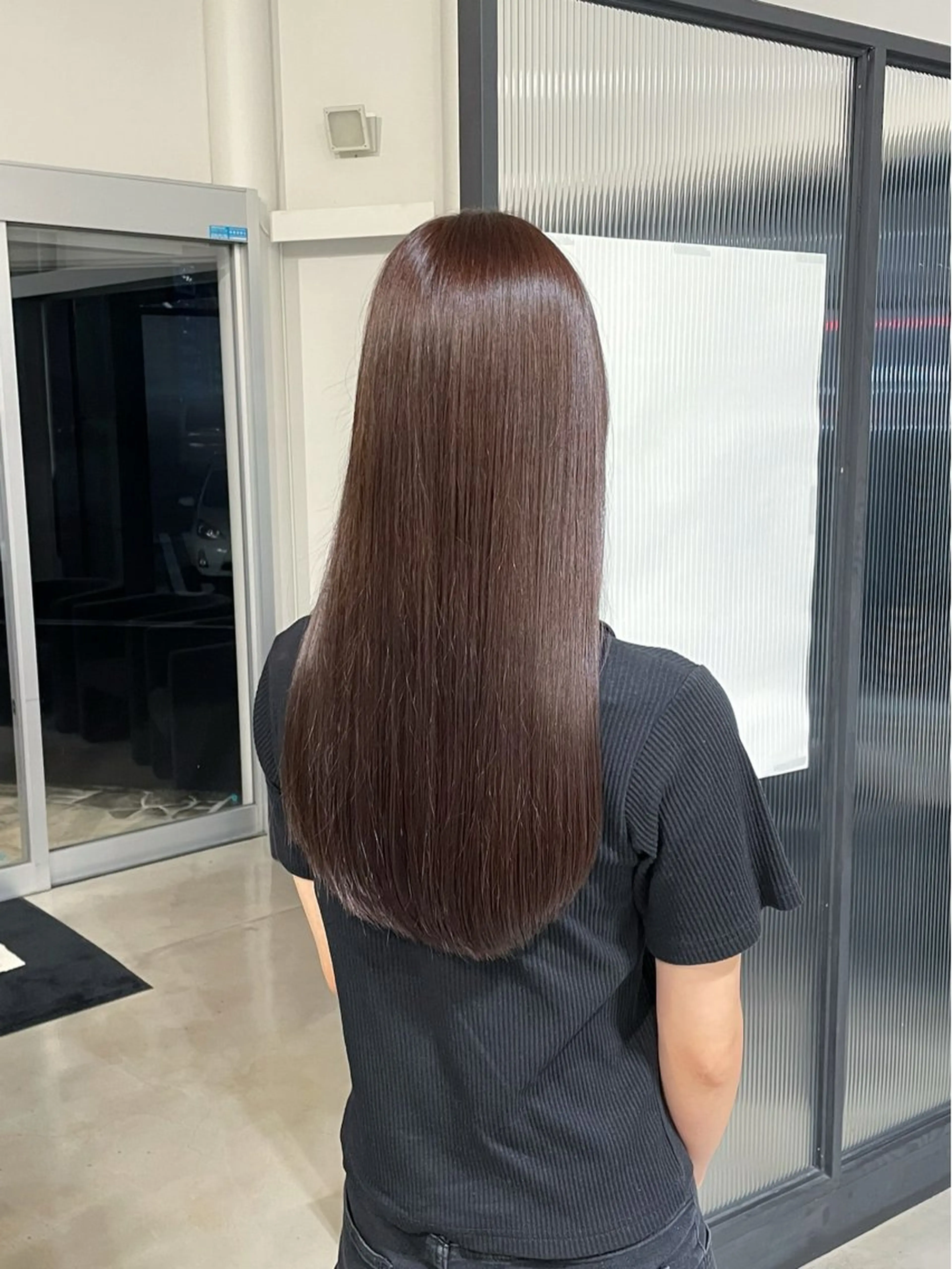 ロング カラー 韓国ヘア/透明感カラ ー/メンズレディースのヘアスタイル