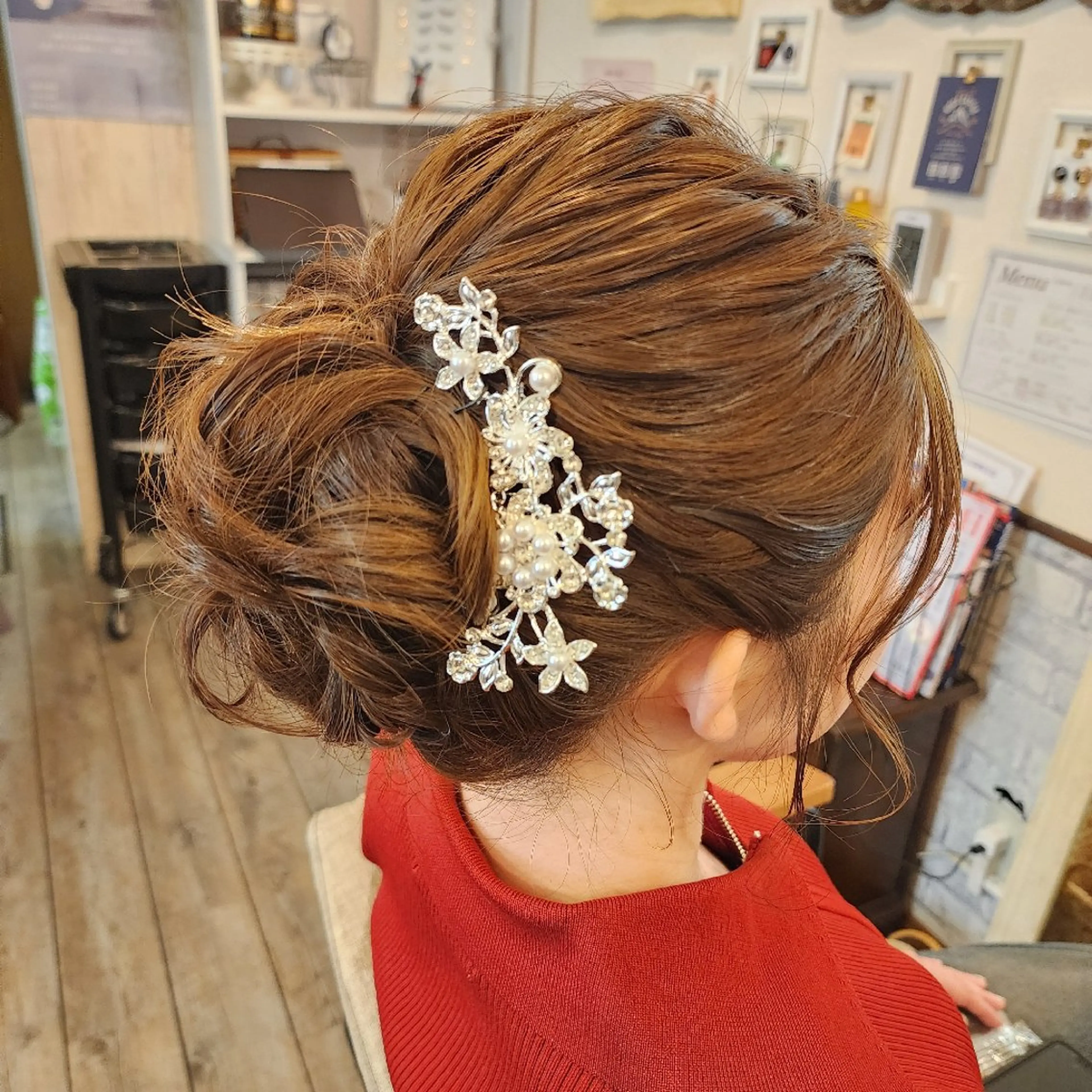 ヘアアレンジ 成人式 着物ヘア エクステ 浴衣 ESTELA... OHARA のヘアスタイル