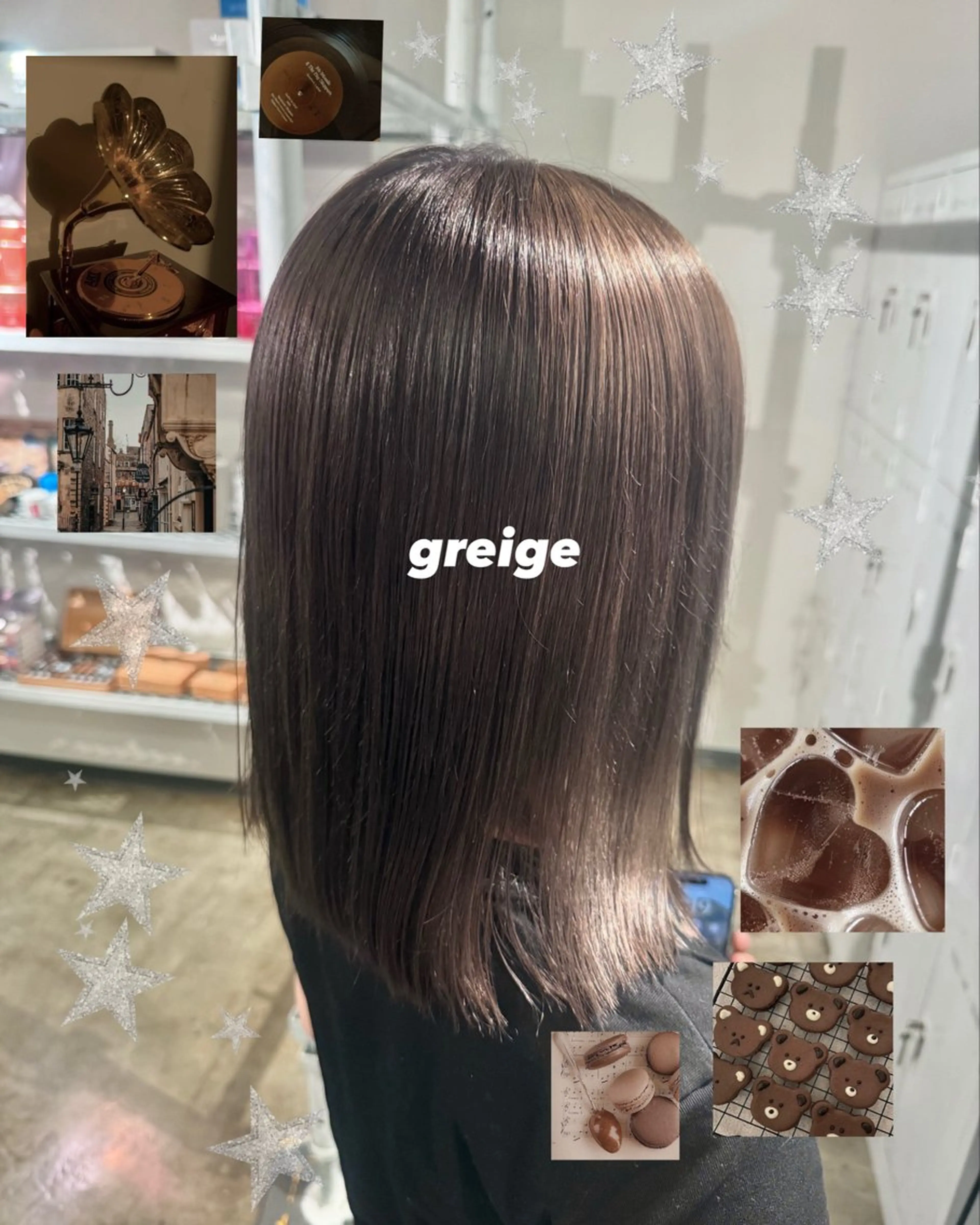 セミロング カラー ベージュカラー ブリーチ ブラウンカラー ケアブリーチ 透明感カラー ヘアカラー トリートメント 🫧ブリーチモデル/ 透明感カラー /みきのヘアスタイル