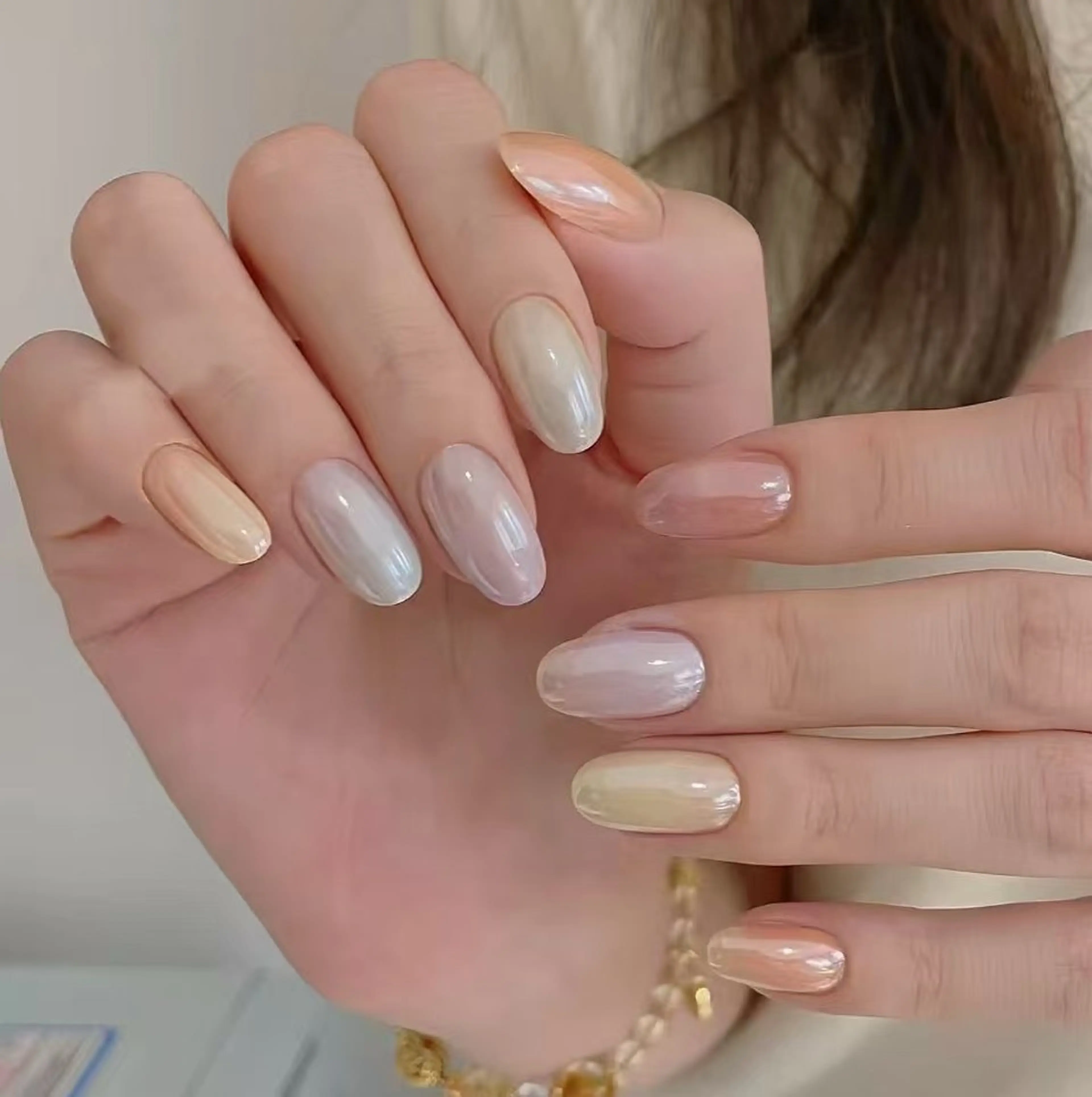 ネイル フラワーネイル フレンチネイル ジェルネイル ガラスフレンチ ハート ハンドネイル 相沢 さやかのネイルデザイン