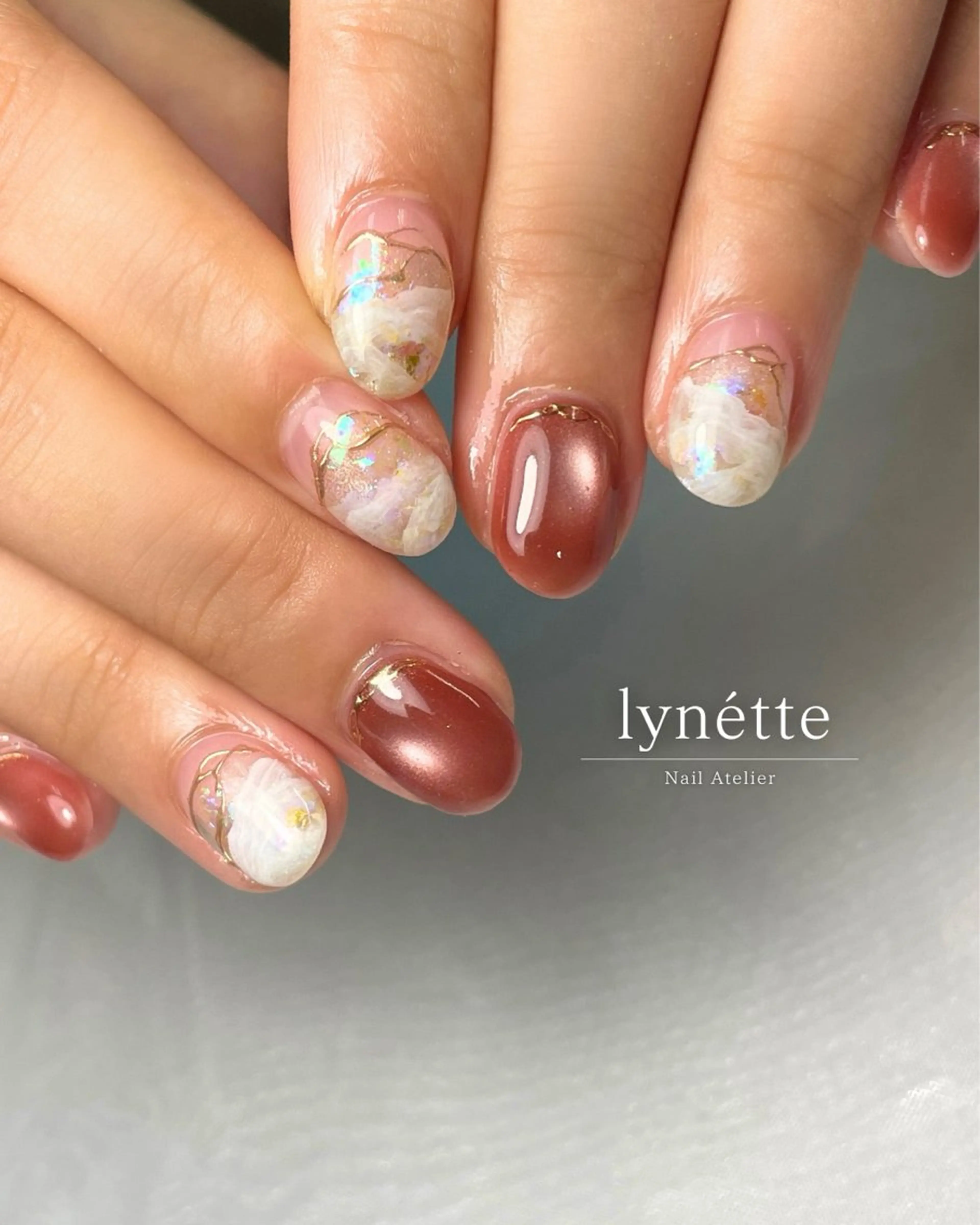 ネイル ニュアンスネイル lynétte 那覇ネイルサロンのネイルデザイン