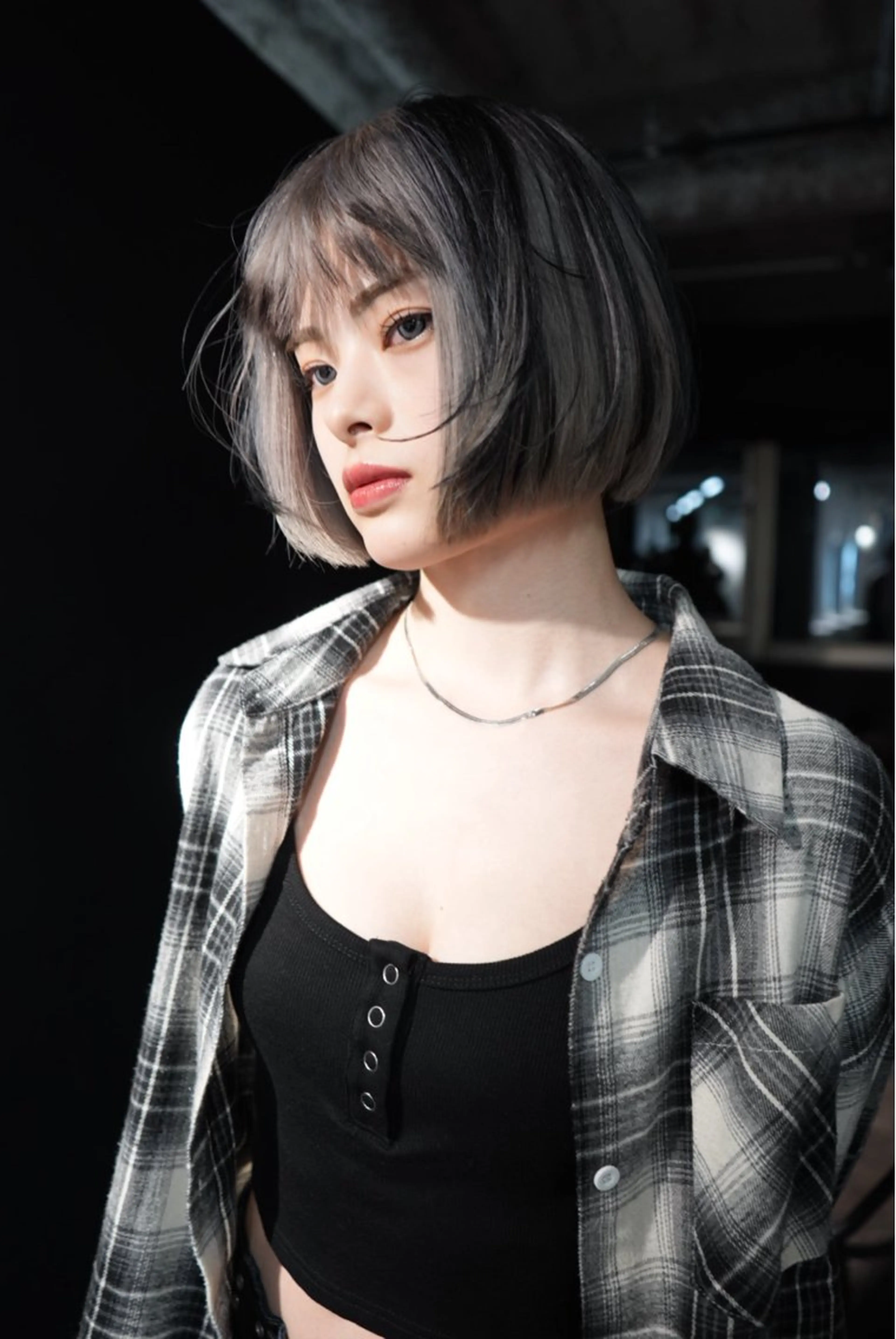ショート カラー ショートボブ ブリーチ ブロンド デザインカラー ホワイトブロンド カット ヘアカラー トリートメント 新宿/ブリーチ /パーマ/戸羽のヘアスタイル