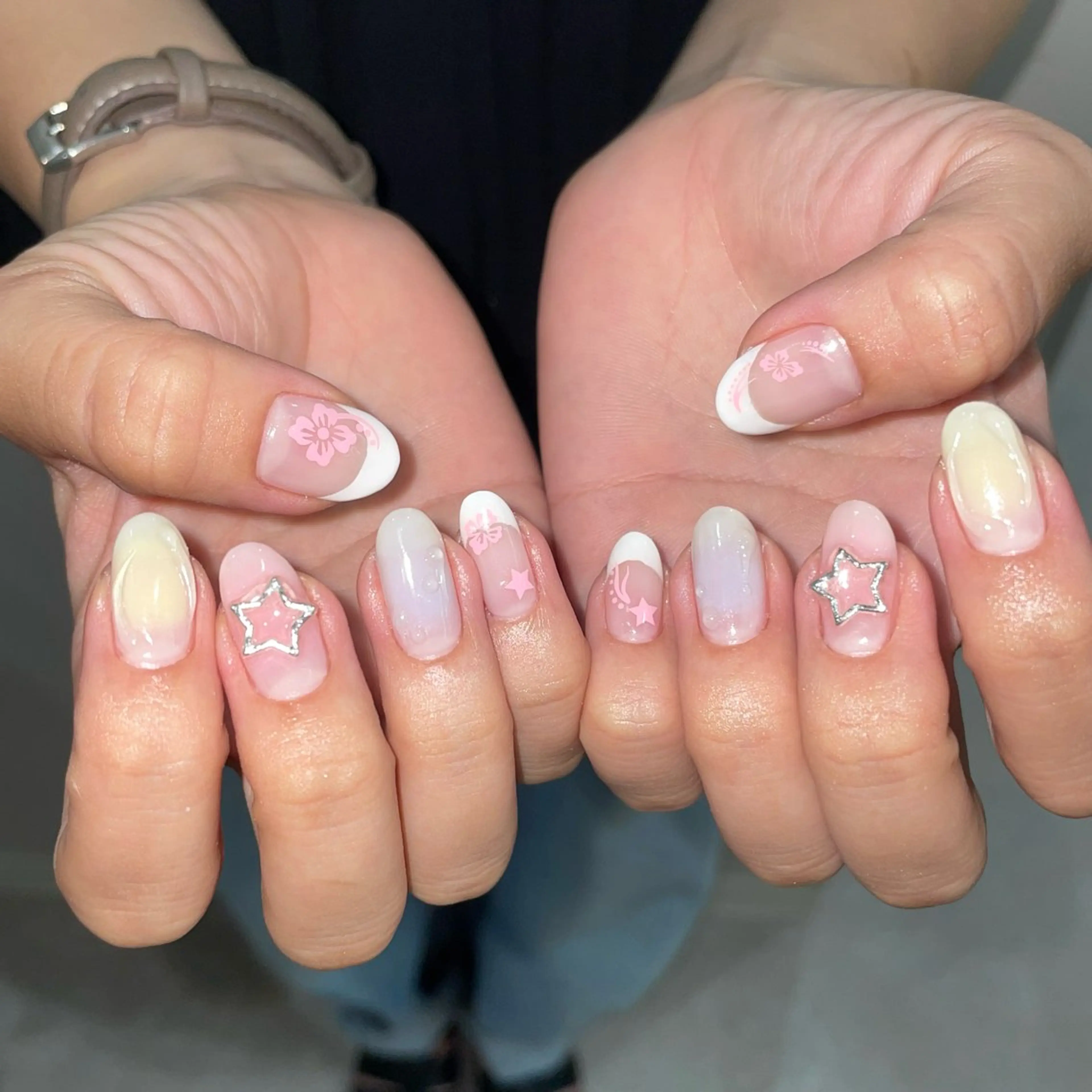 ネイル ハンドネイル GO TODAY 吉祥寺Glint所属・うの 韓国ﾈｲﾙ໒꒱⋆⭒˚のネイルデザイン