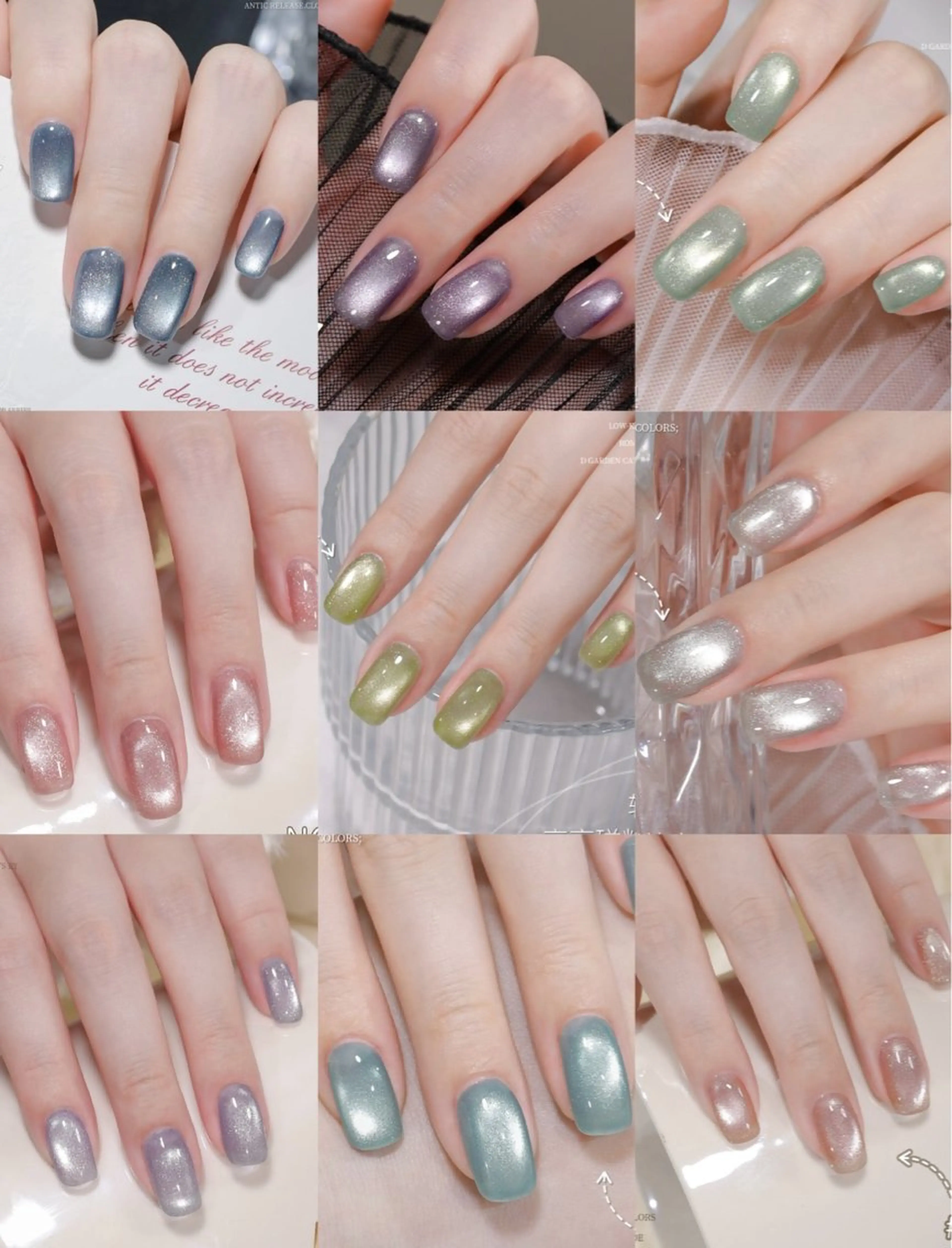 ネイル マグネットネイル ハンドネイル ビューティー ネイルのネイルデザイン