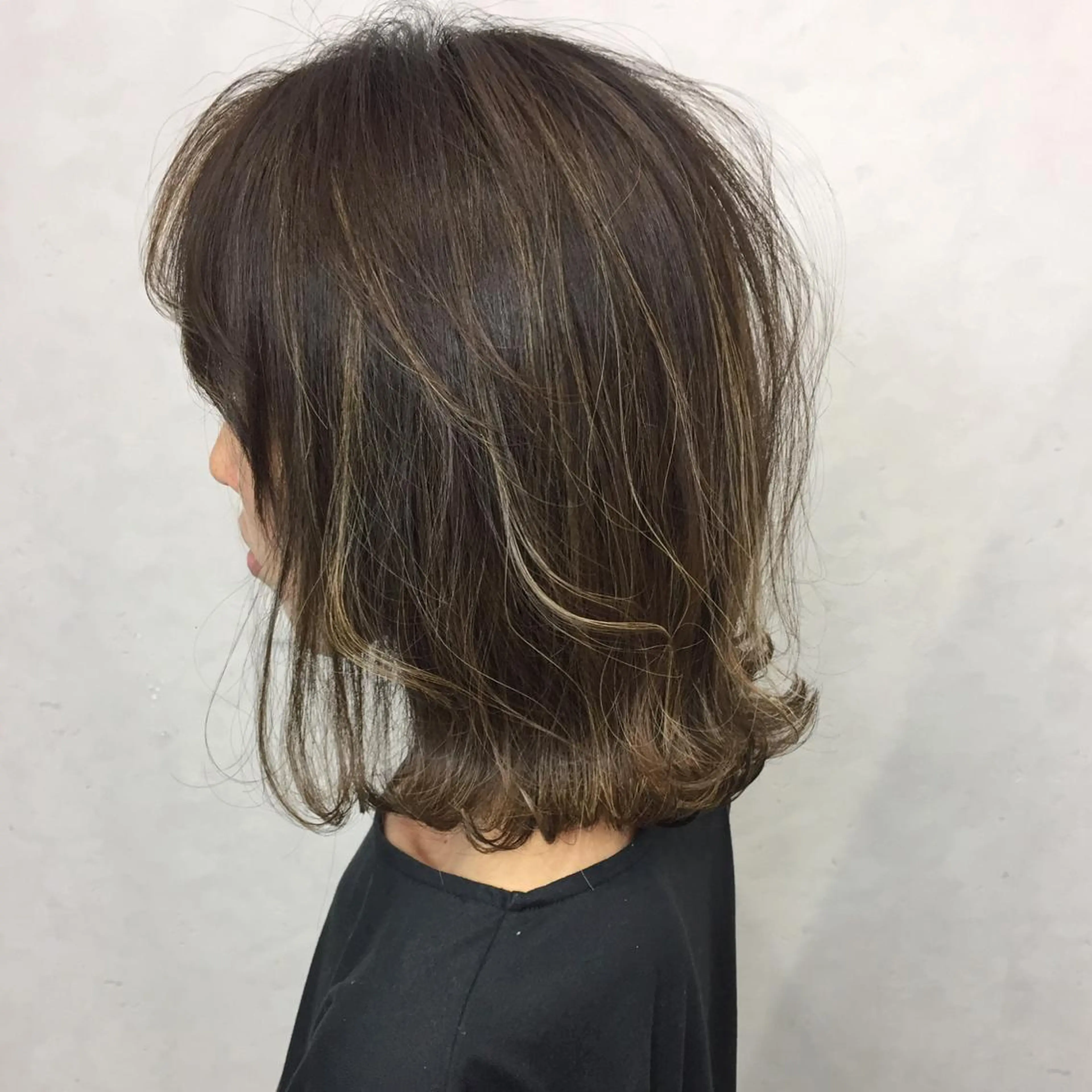 ミディアム カラー ♡MIHO♡ スタイリストのヘアスタイル