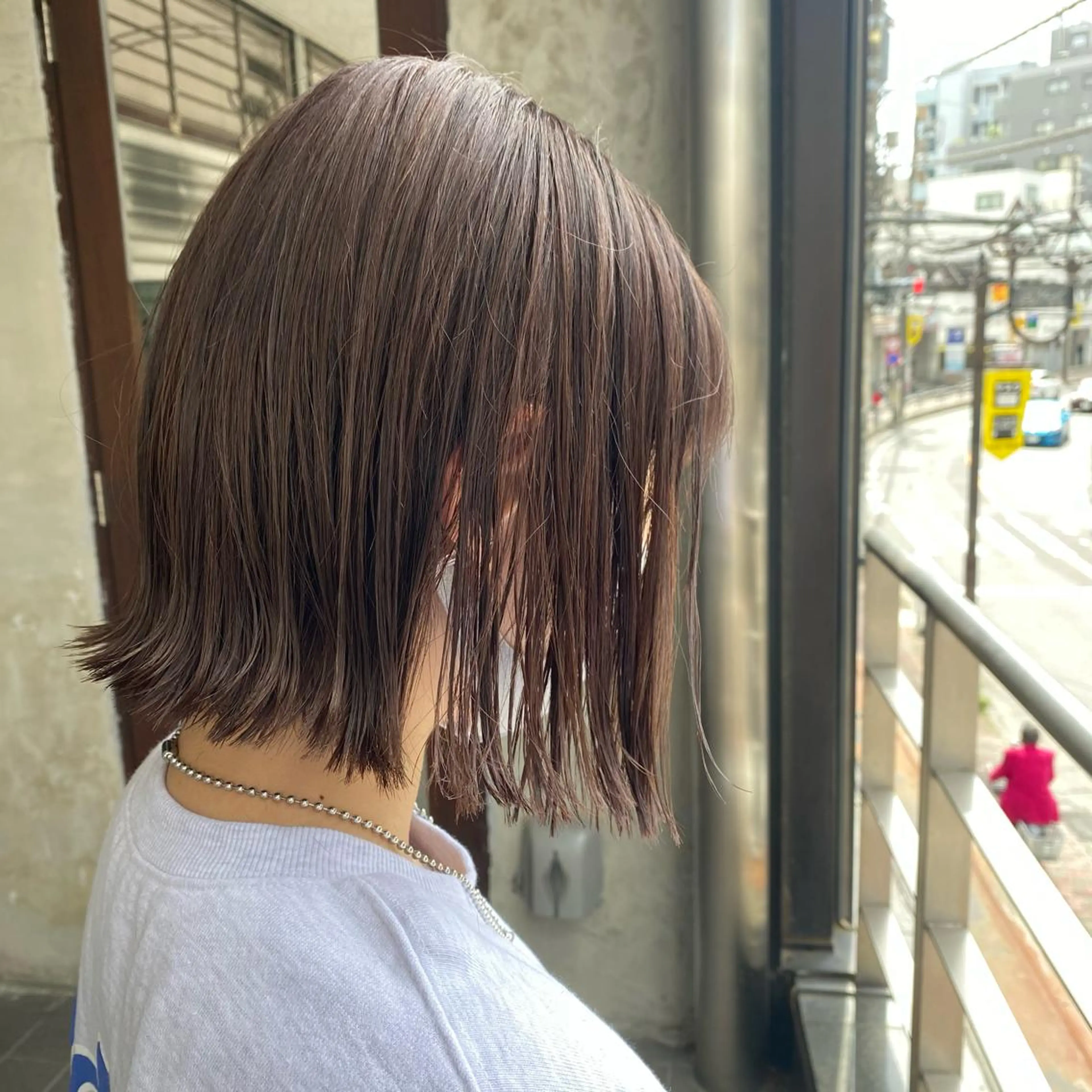 ショート ボブ ヘアカラー ボブ/マンツーマン ミヒラケイタのヘアスタイル