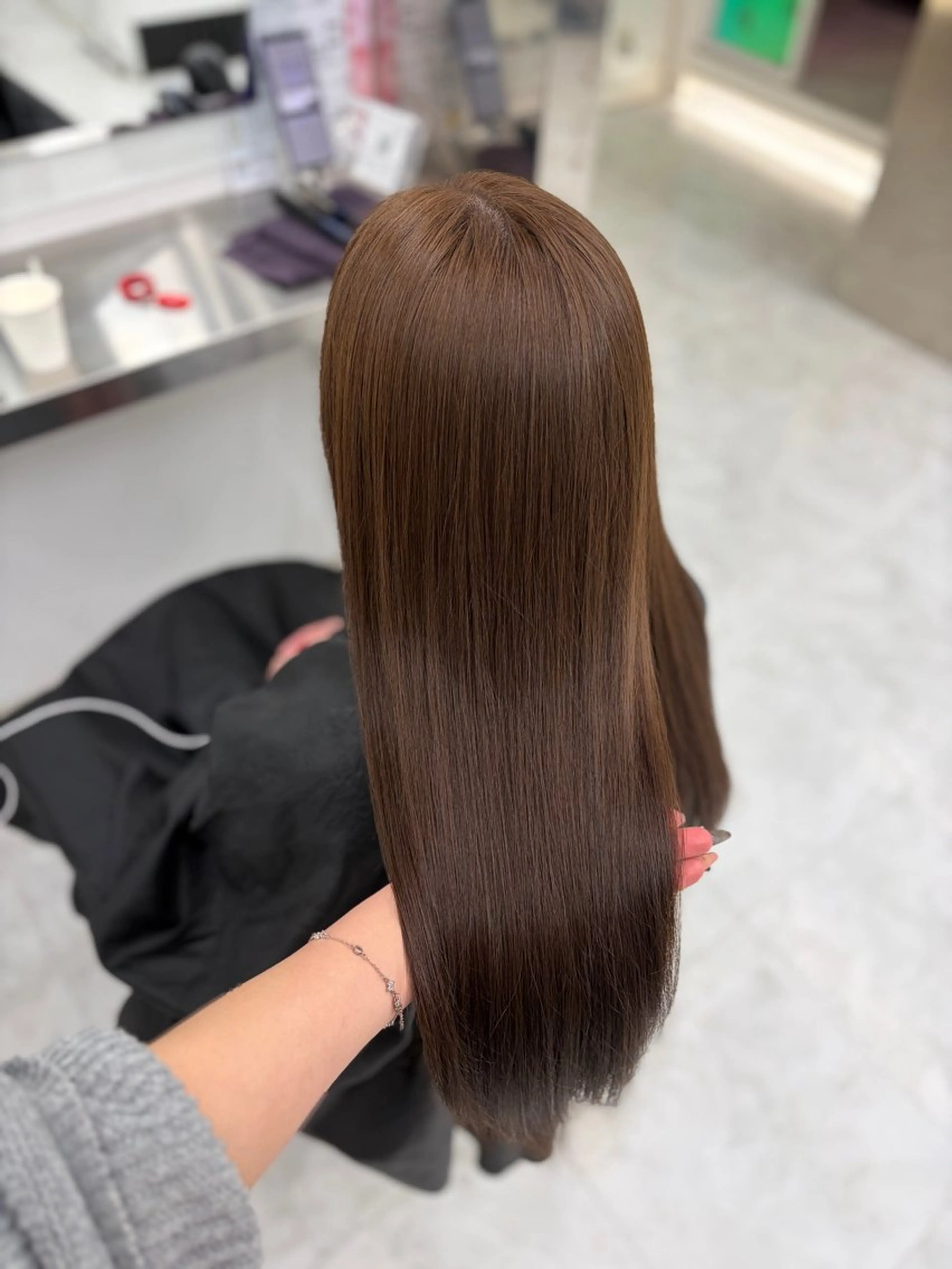 カラー ヘアカラー トリートメント ヘアセット 透明感うる艶カラー 🤍MANAMIのヘアスタイル