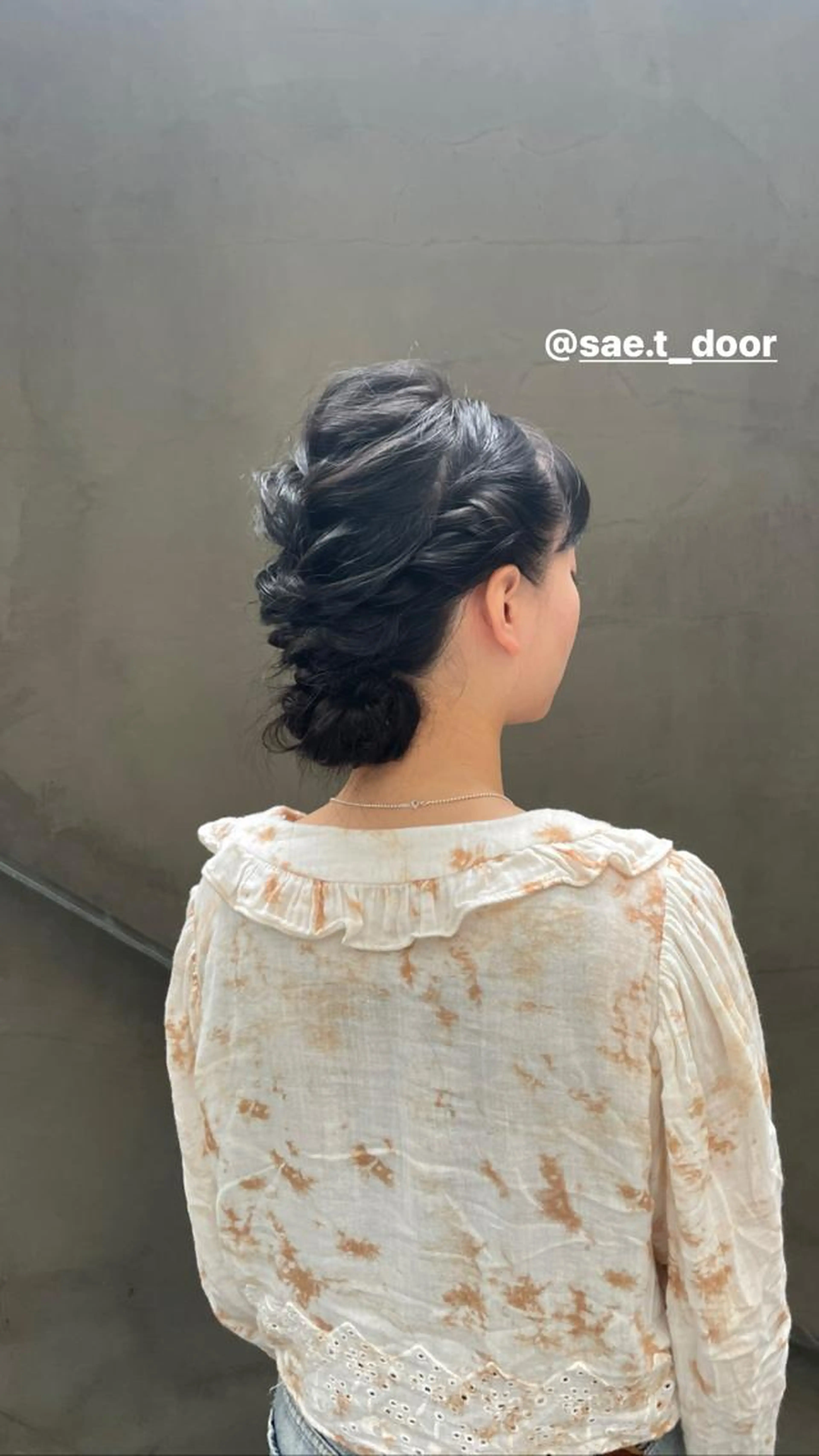 ヘアセットの写真