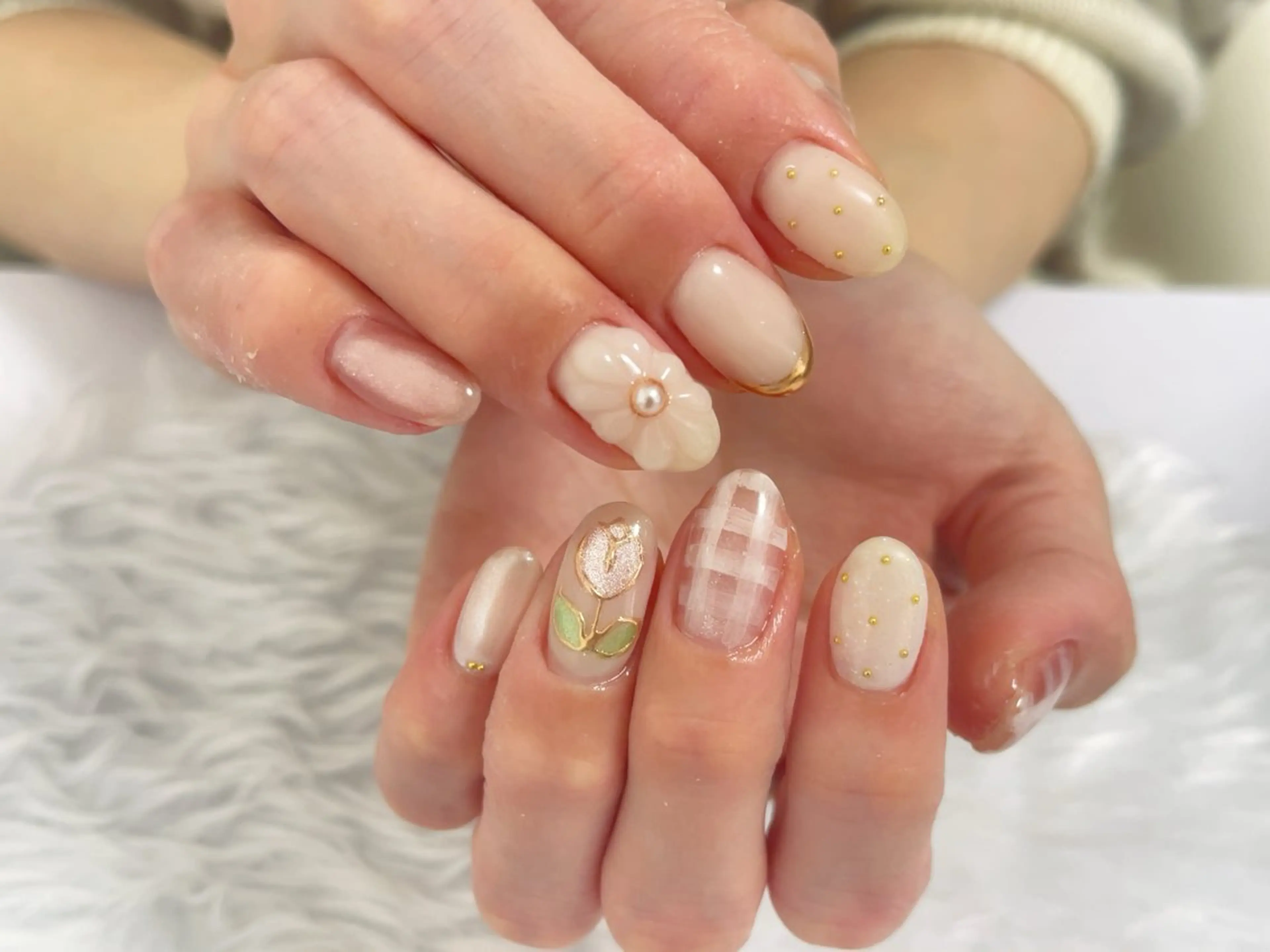 ネイル ハンドネイル プライベートサロン featherのネイルデザイン